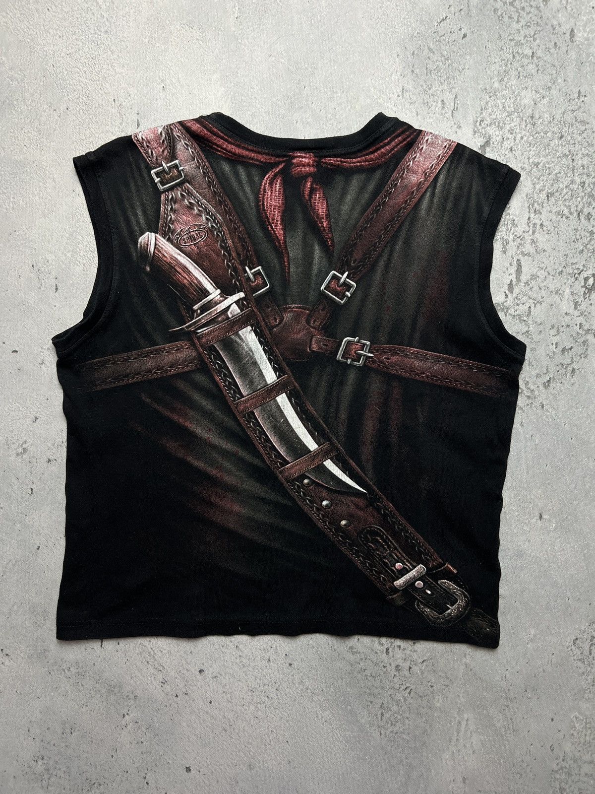 Band Tees Vintage y2k Spiral 3D Stalker Holster Wrap Zombie Bones Tee Size US M / EU 48-50 / 2 - 2 Thumbnail