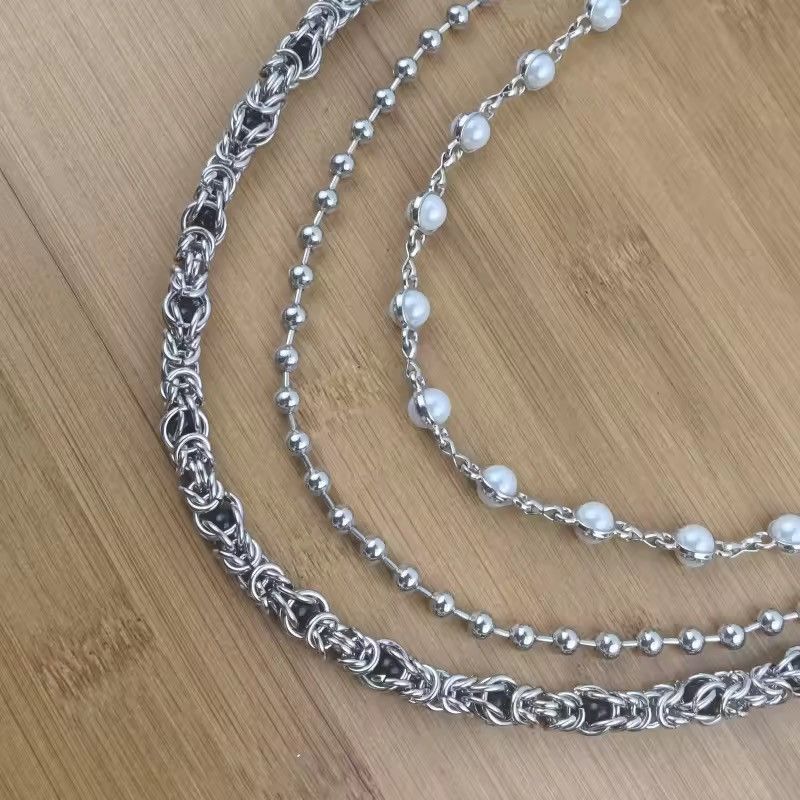 Jewelry 2 Layer Natural Echo Pearled Wallet Chain Size ONE SIZE - 3 Thumbnail