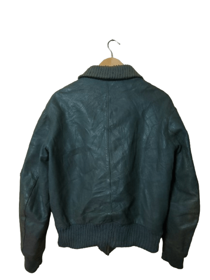 Vintage Vintage 70s German military Flight Leather Jacket Size US M / EU 48-50 / 2 - 4 Thumbnail