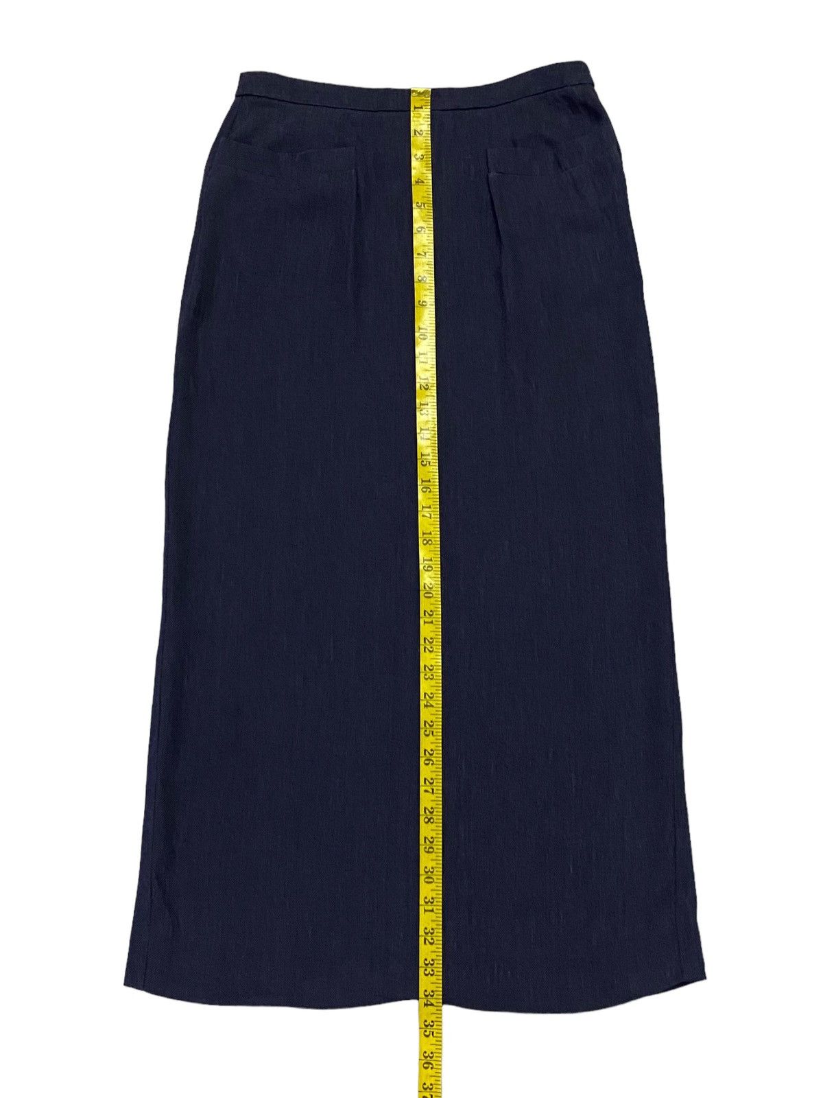 Hermes Vintage Hermes Double Pocket Midi Skirt Size 27" / US 4 / IT 40 - 5 Thumbnail