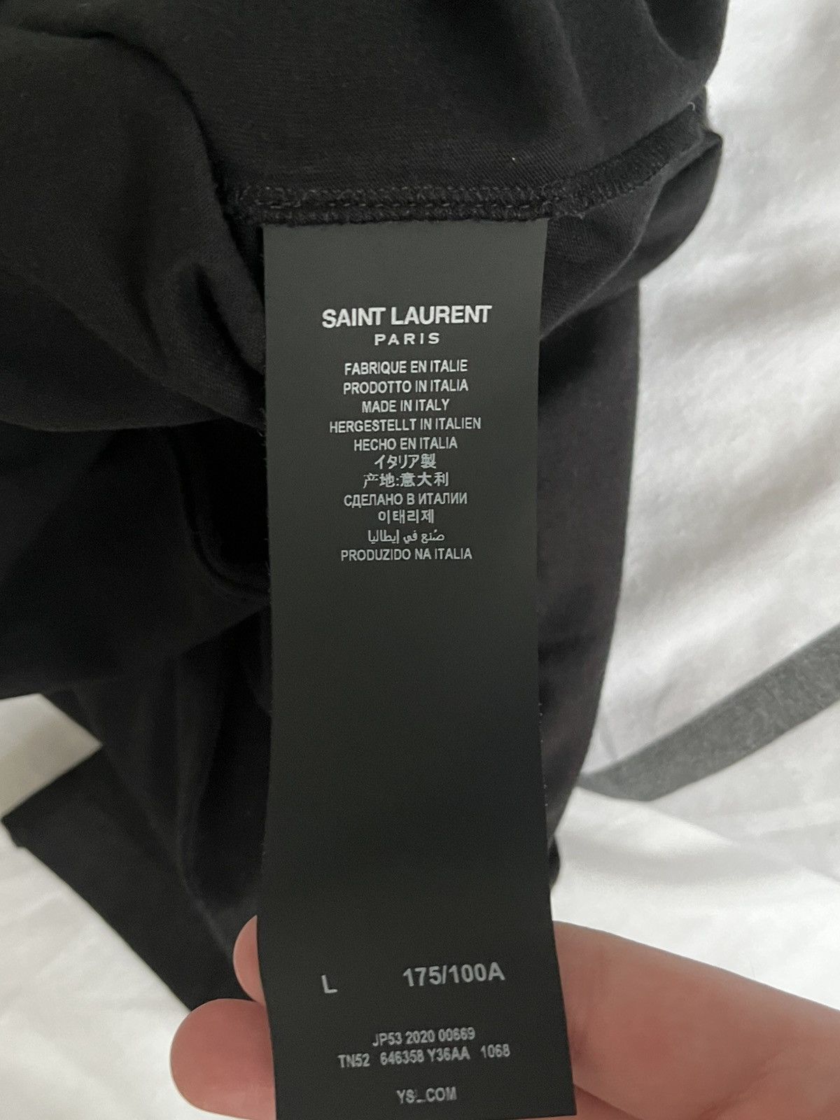 Saint Laurent Paris Saint Laurent Paris SS21 VHS Sunset tee Size US L / EU 52-54 / 3 - 5 Thumbnail