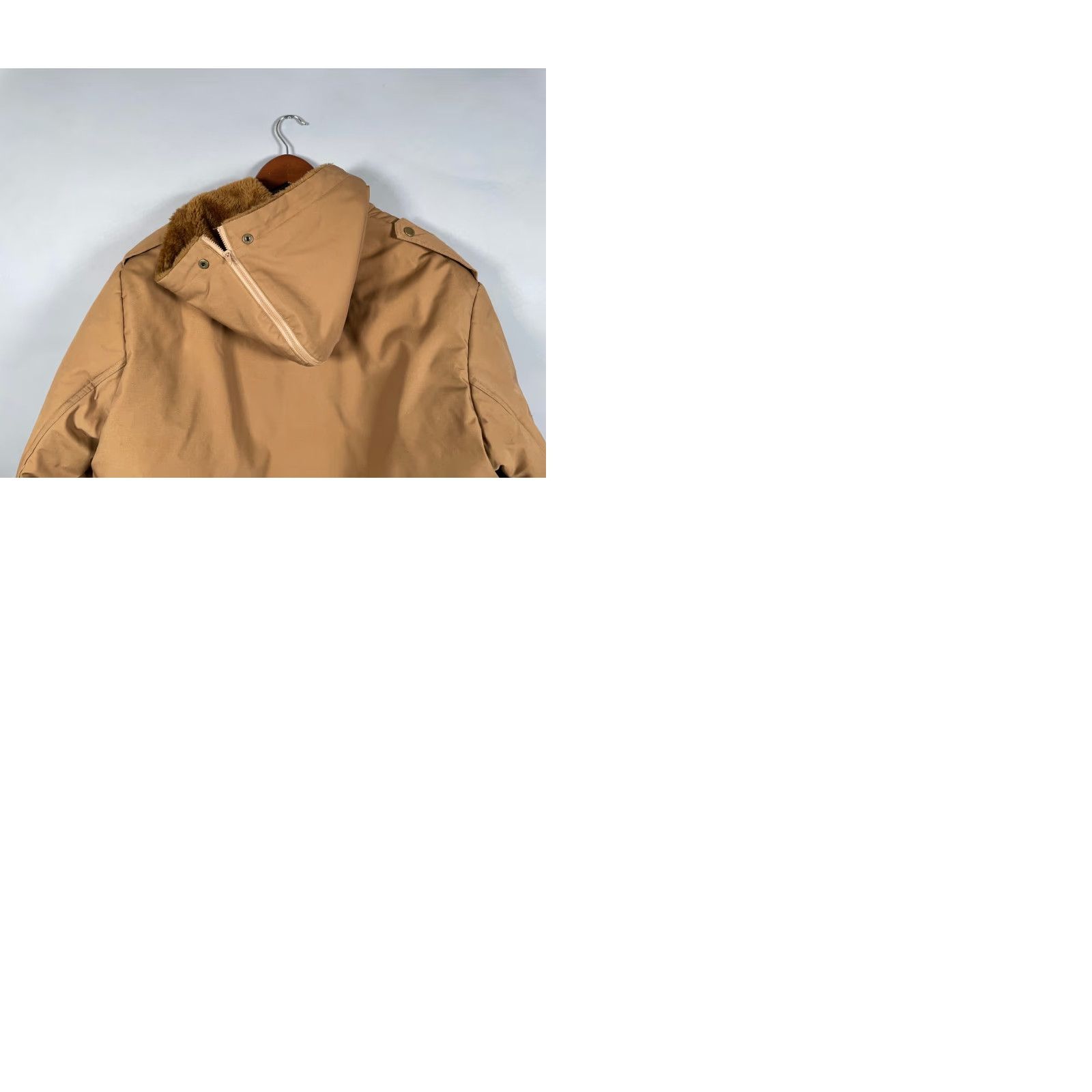 Vintage VINTAGE Big Yank Puffer Jacket Mens Large Brown Insulated Faux Fur Hood VTG Zip Up Size US L / EU 52-54 / 3 - 10 Thumbnail