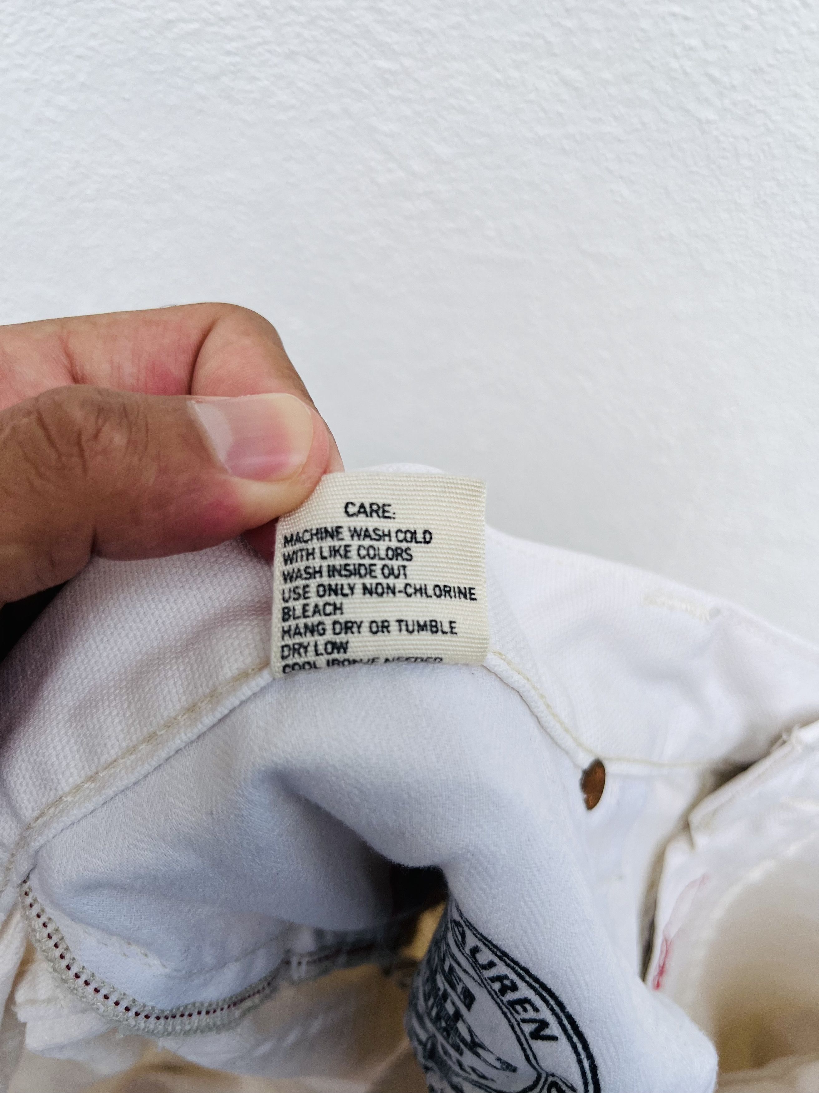 Japanese Brand × Polo Ralph Lauren × Vintage Vintage Polo Ralph Lauren White Colour Size US 37 - 12 Thumbnail