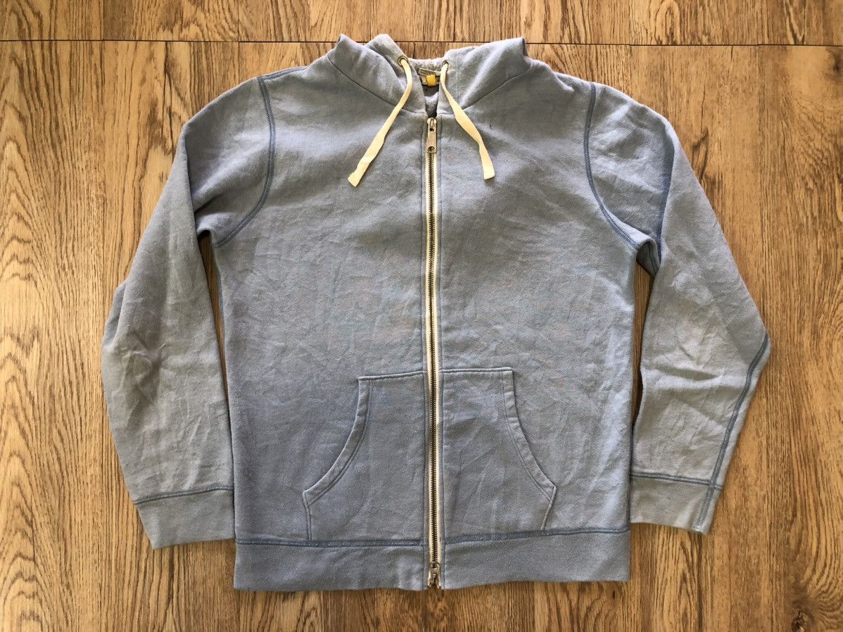 Vintage 70’s Velva sheen talon zip plain hoodie