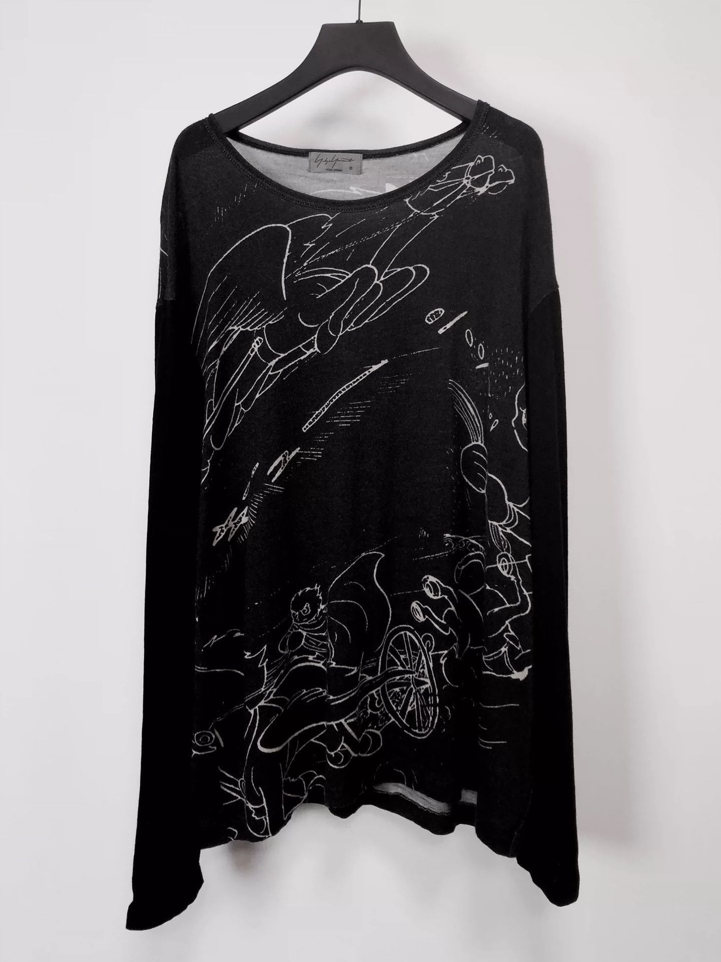 Yohji Yamamoto artificial human 009 cut to replace sweater-