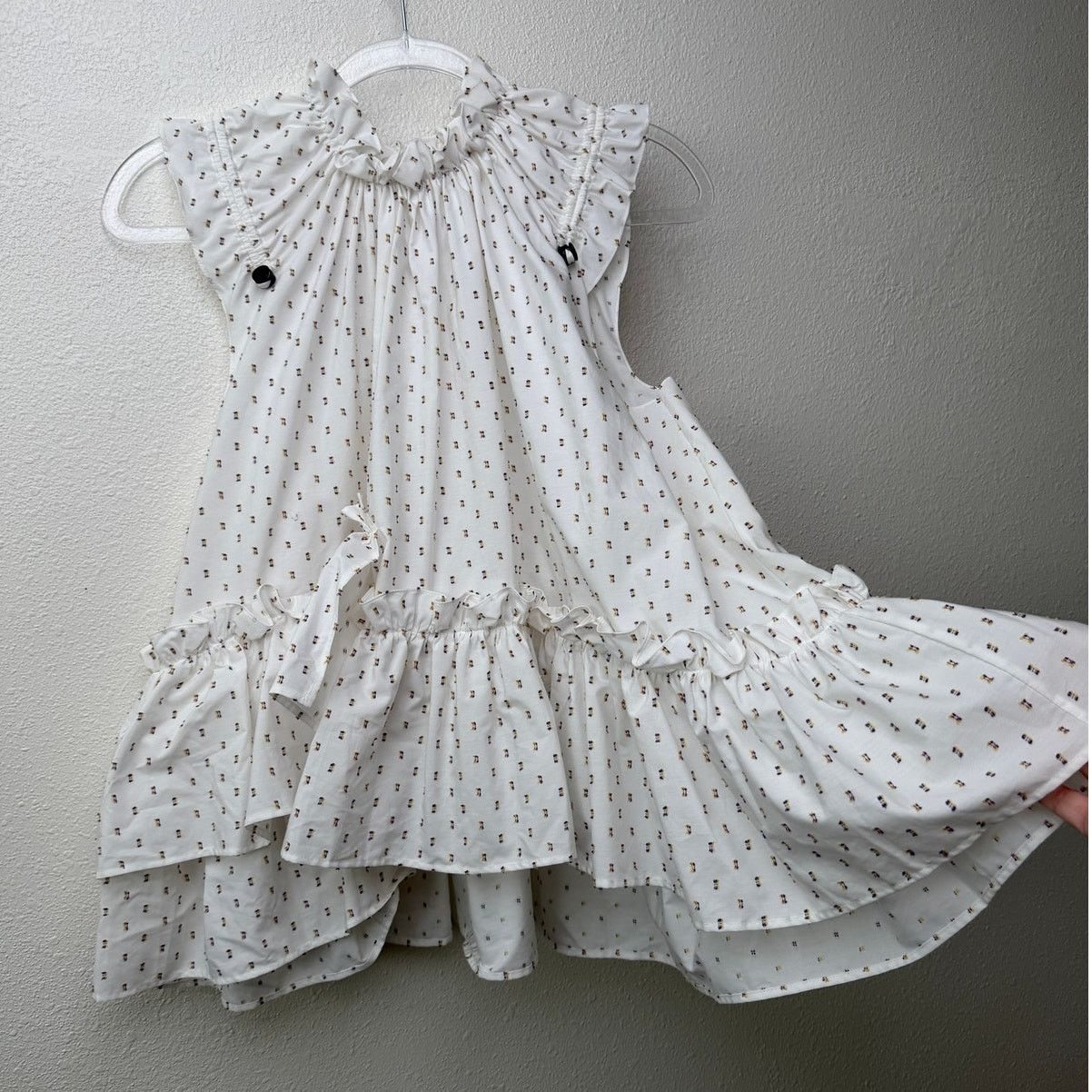 Other Brøgger Blouse White Ruffle Dobby Sleeveless Women US XS Size XS / US 0-2 / IT 36-38 - 4 Thumbnail