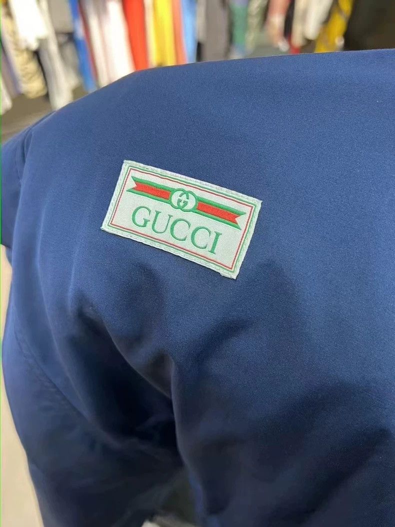 Gucci Gucci Red and blue stitched windbreaker jacket 2501-Nextarr Size US M / EU 48-50 / 2 - 5 Thumbnail