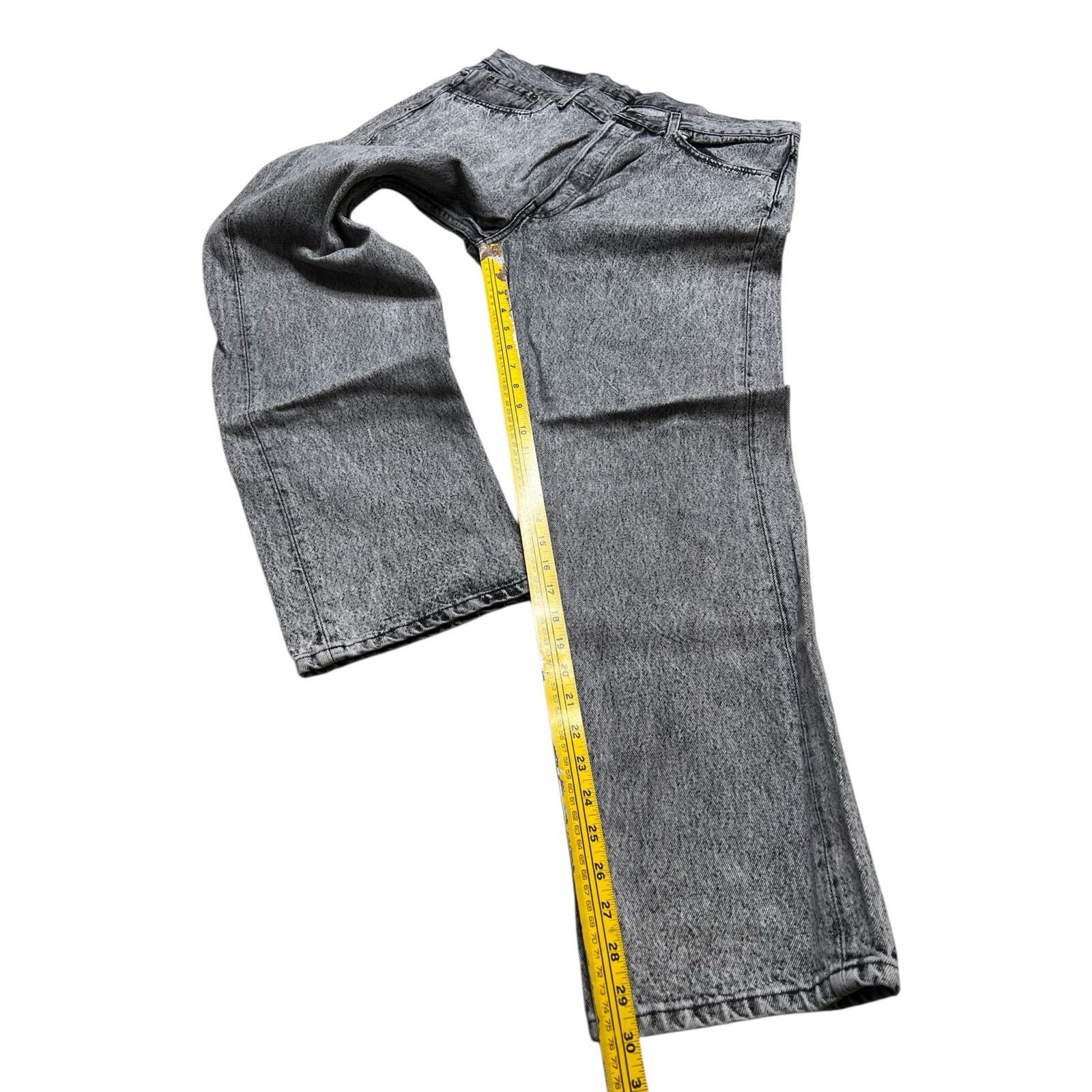 Levi's Levi’s 501 Acid Wash Jeans Men’s 38x30 Gray Actual 35x30 Size US 38 / EU 54 - 7 Thumbnail