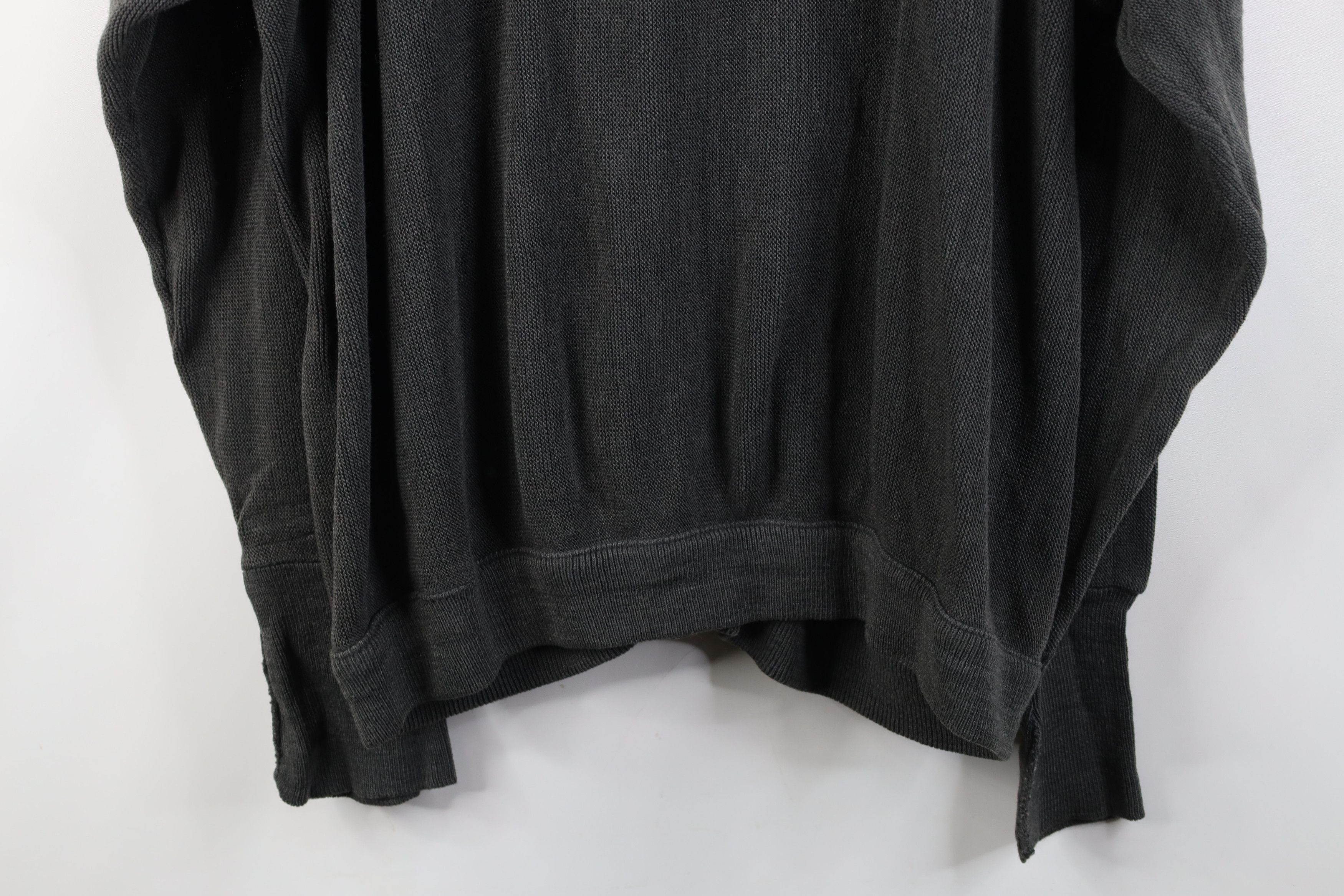Vintage Vintage 90s Streetwear Knit Cardigan Sweater Dark Gray USA Size US XL / EU 56 / 4 - 11 Thumbnail