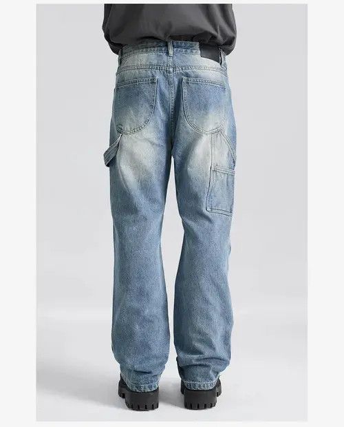 Jean Miyauchi x Kino skate hiphop faded carpenter cargo jeans Size US 32 / EU 48 - 4 Thumbnail