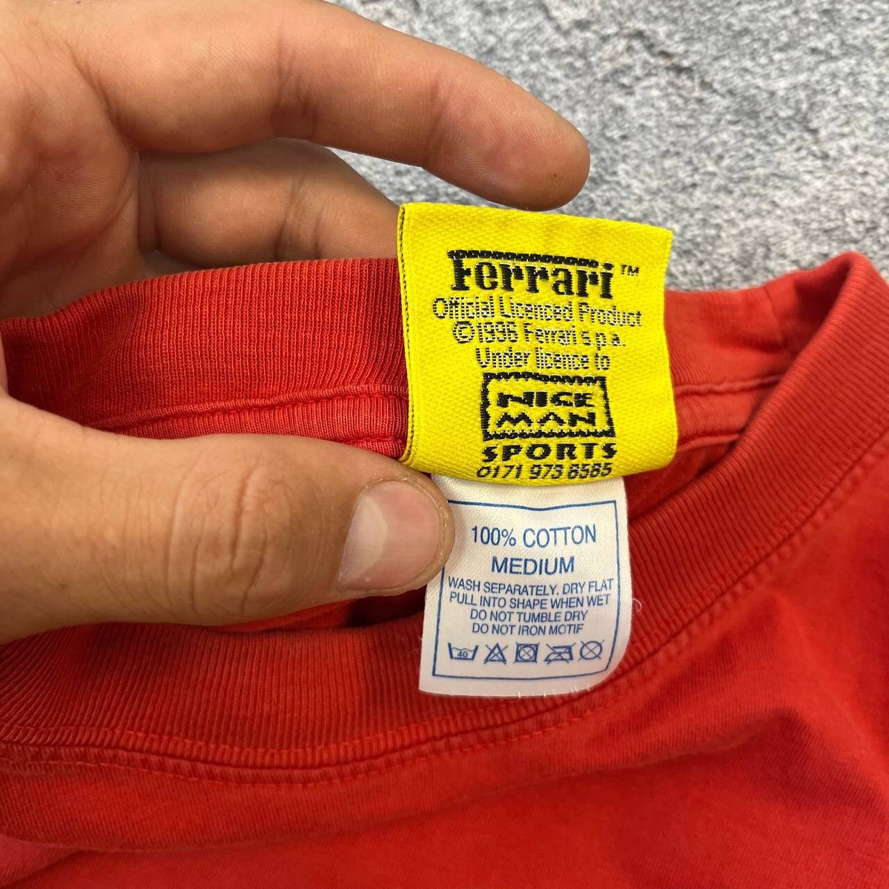 Vintage Vintage 90's Ferrari Formula 1996 F1 Racing Team Shirt Size US M / EU 48-50 / 2 - 5 Thumbnail