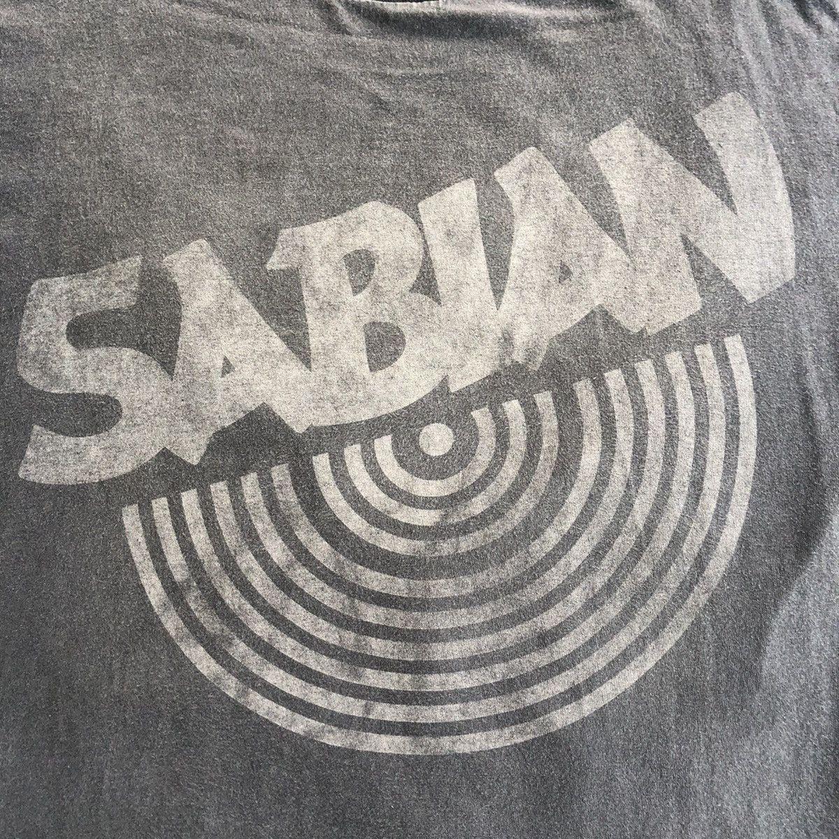 Band Tees × Vintage Vtg Sabian Drum Cymbal Tshirt Size US L / EU 52-54 / 3 - 4 Thumbnail