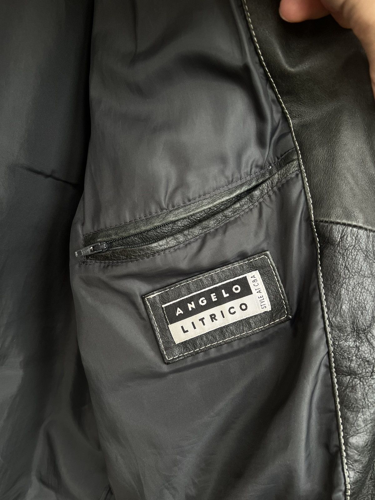 Angelo Litrico Y2K Moto Racing Leather Vintage Jacket Angelo Litrico Size US M / EU 48-50 / 2 - 10 Thumbnail
