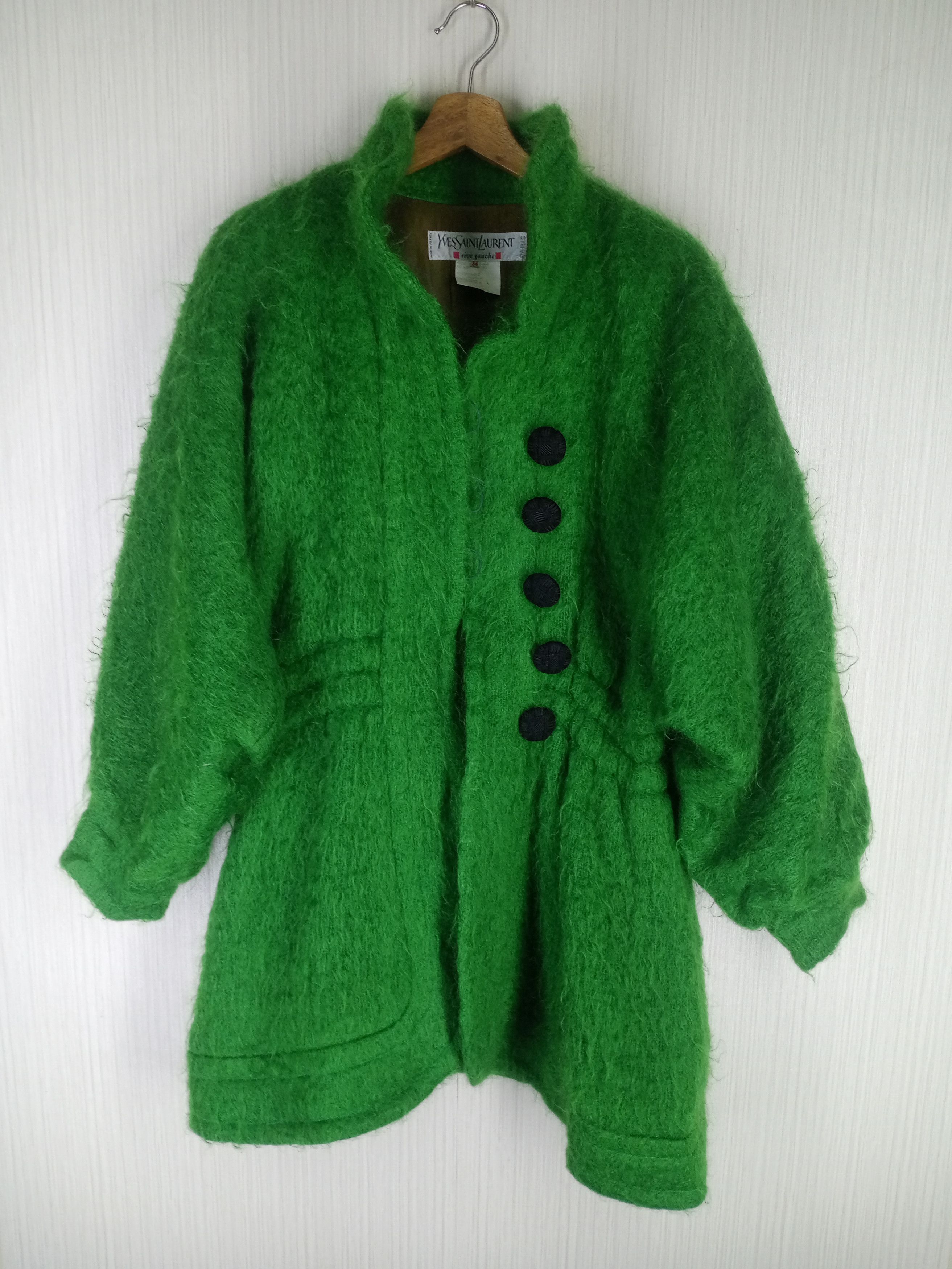 Rare Vintage Yves Saint Lauren River Gauche Coat