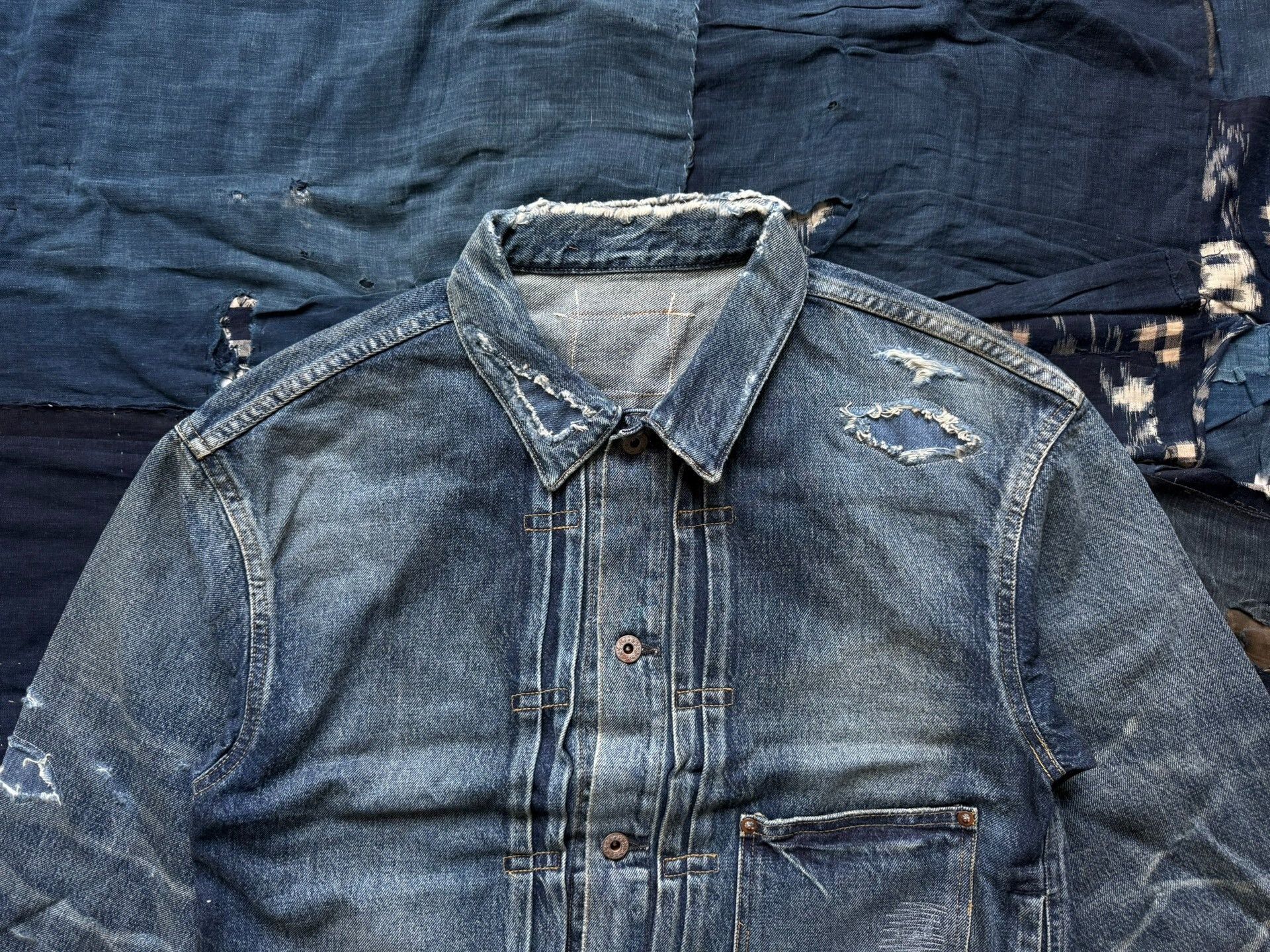 Madness MADNESS 24AW AGING TYPE-I DENIM JACKET Size US S / EU 44-46 / 1 - 4 Thumbnail