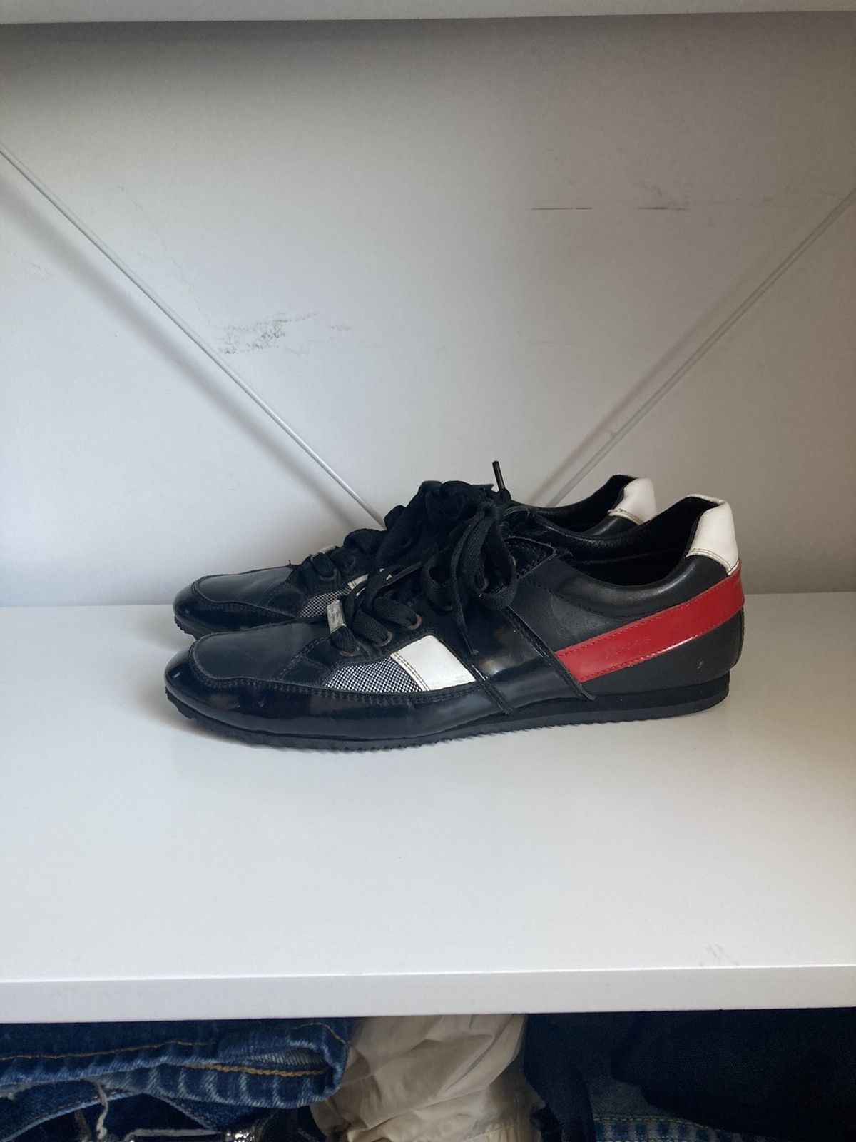 Dior SS2008 Dior Homme B66 leather sneakers Size US 7 / EU 40 - 5 Thumbnail