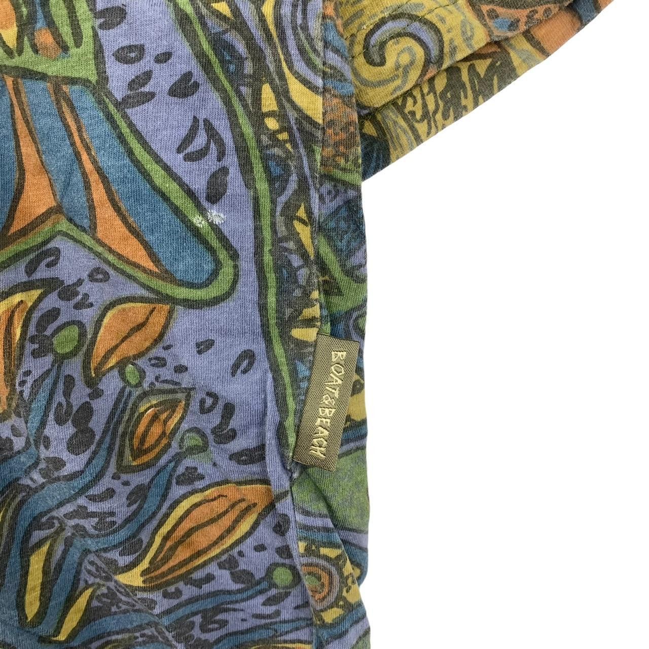 Vintage Vintage 90’ BOAT & BEACH HAWAII Over Print Tee Shirt Top Size US M / EU 48-50 / 2 - 5 Thumbnail