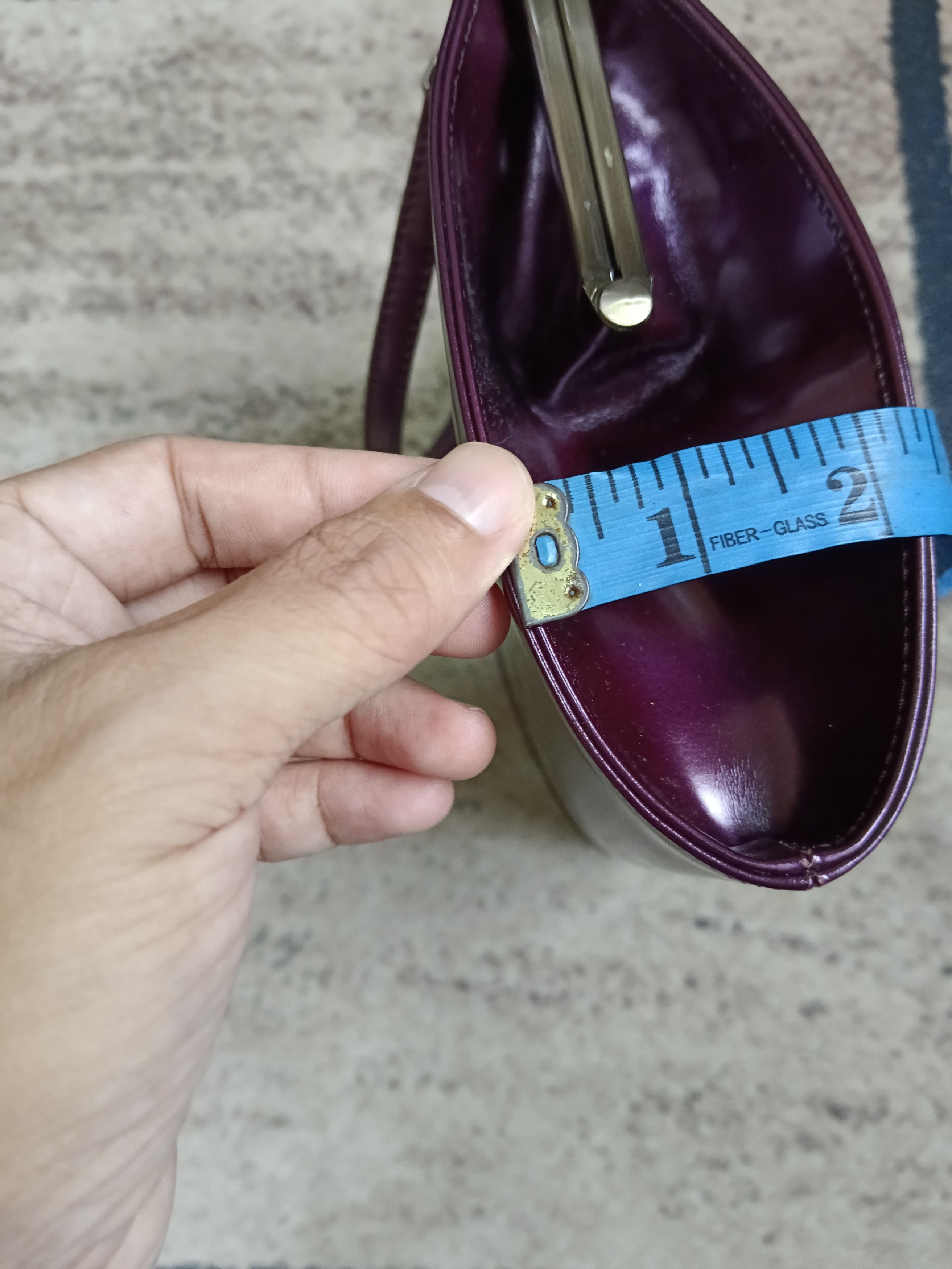 Jean Paul Gaultier JEAN PAUL GAULTIER EMBOSSED FLOWERS BURGUNDY LEATHER 2WAYS Size ONE SIZE - 9 Thumbnail