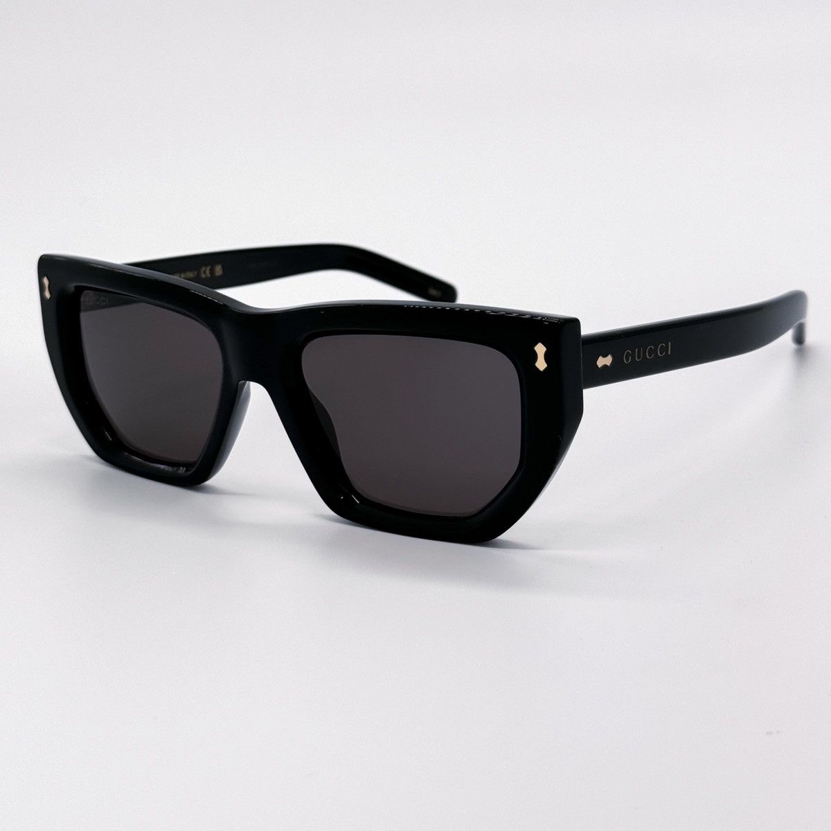Gucci NEW GUCCI GG1520S 001 CAT EYE BLACK GREY WOMEN SUNGLASSES Size ONE SIZE - 4 Thumbnail