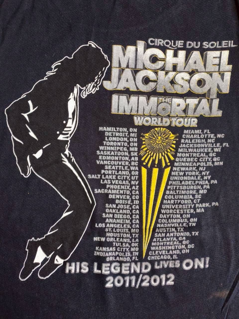 Anvil michael jackson world tour faded t shirt 17.5/26 Size US S / EU 44-46 / 1 - 4 Thumbnail