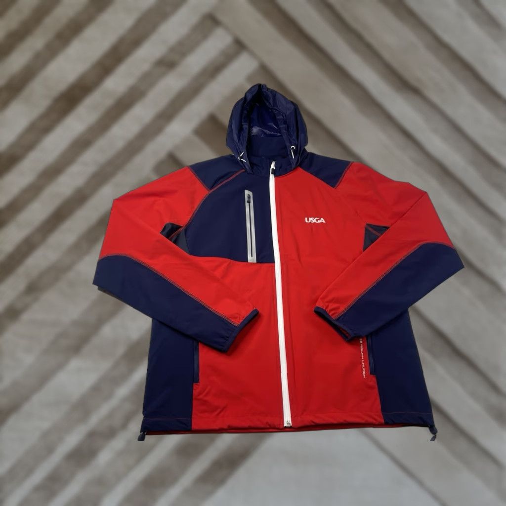 RLX Ralph Lauren RLX Ralph Lauren Golf Jacket Men M Full Zip Wind-Resistant Water Repellent Multicolor Lightweight Size US M / EU 48-50 / 2 - 1 Thumbnail