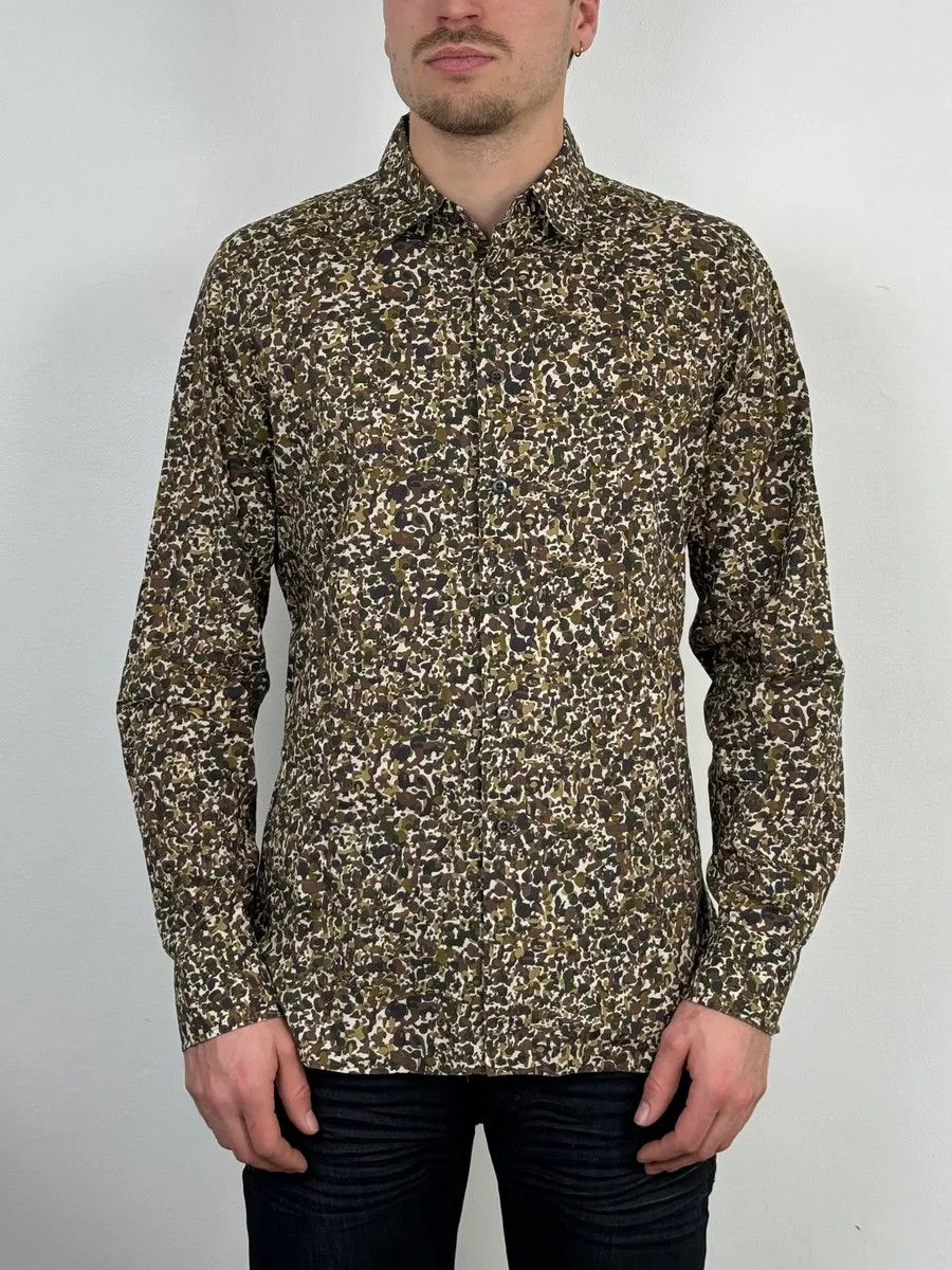 Prada SS2007 Prada Camo Military Shirt Size US L / EU 52-54 / 3 - 2 Thumbnail