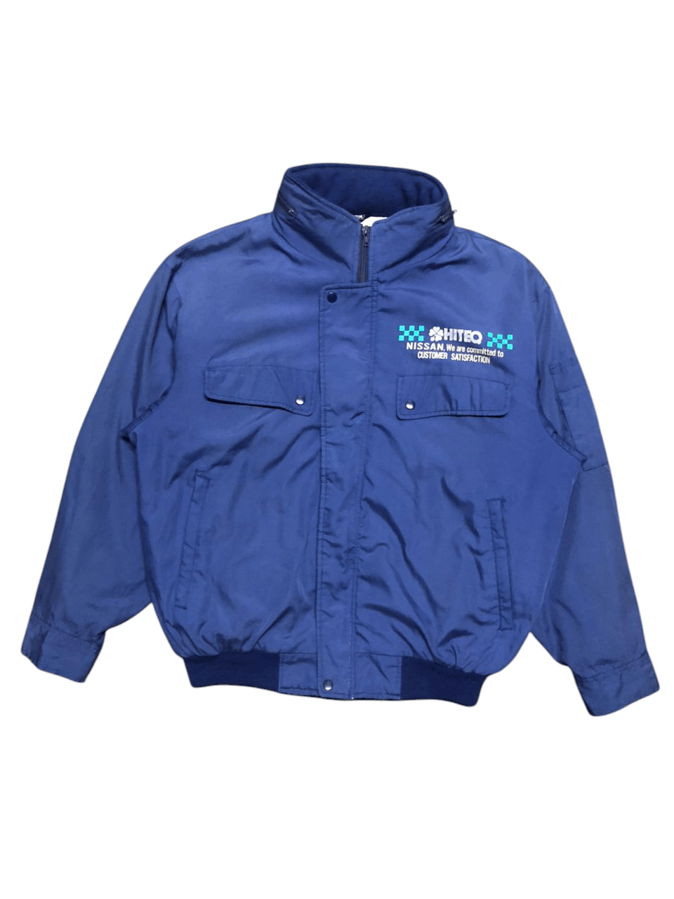 Nissan Vintage Nissan Hiteq Bomber Jacket Dirty Size US L / EU 52-54 / 3 - 2 Thumbnail