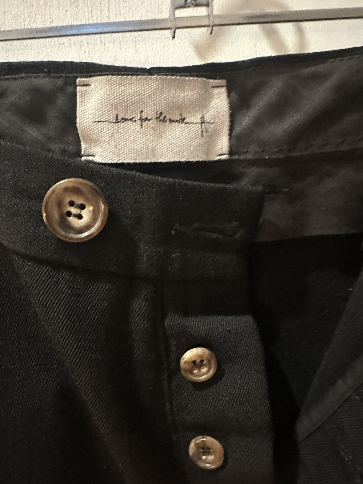 Song For The Mute Song For The Mute Wool Trouser Black Size 46R - 4 Thumbnail