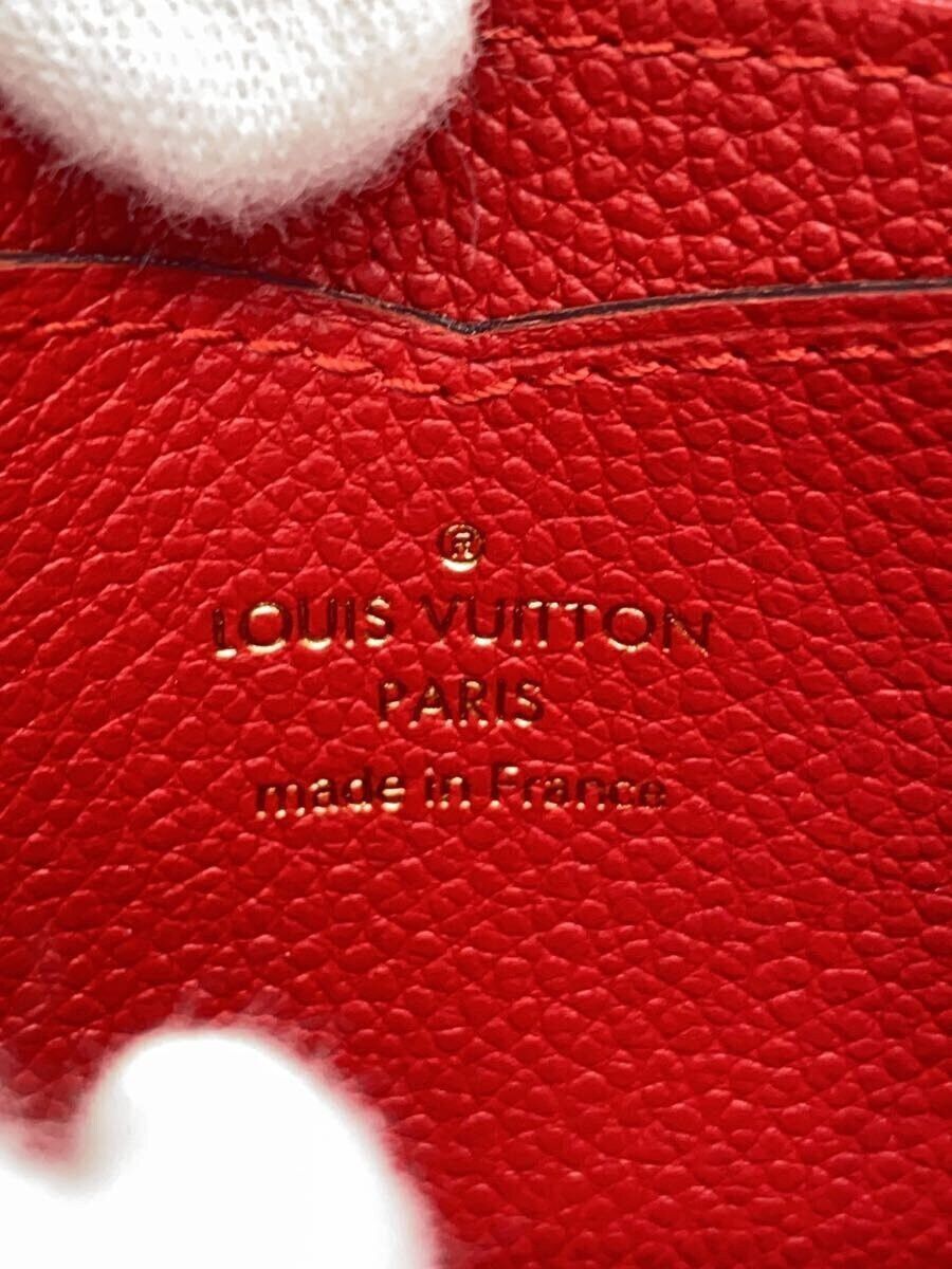 Louis Vuitton Louis Vuitton Monogram Empreinte Zippy Coin Purse Red Size ONE SIZE - 3 Thumbnail
