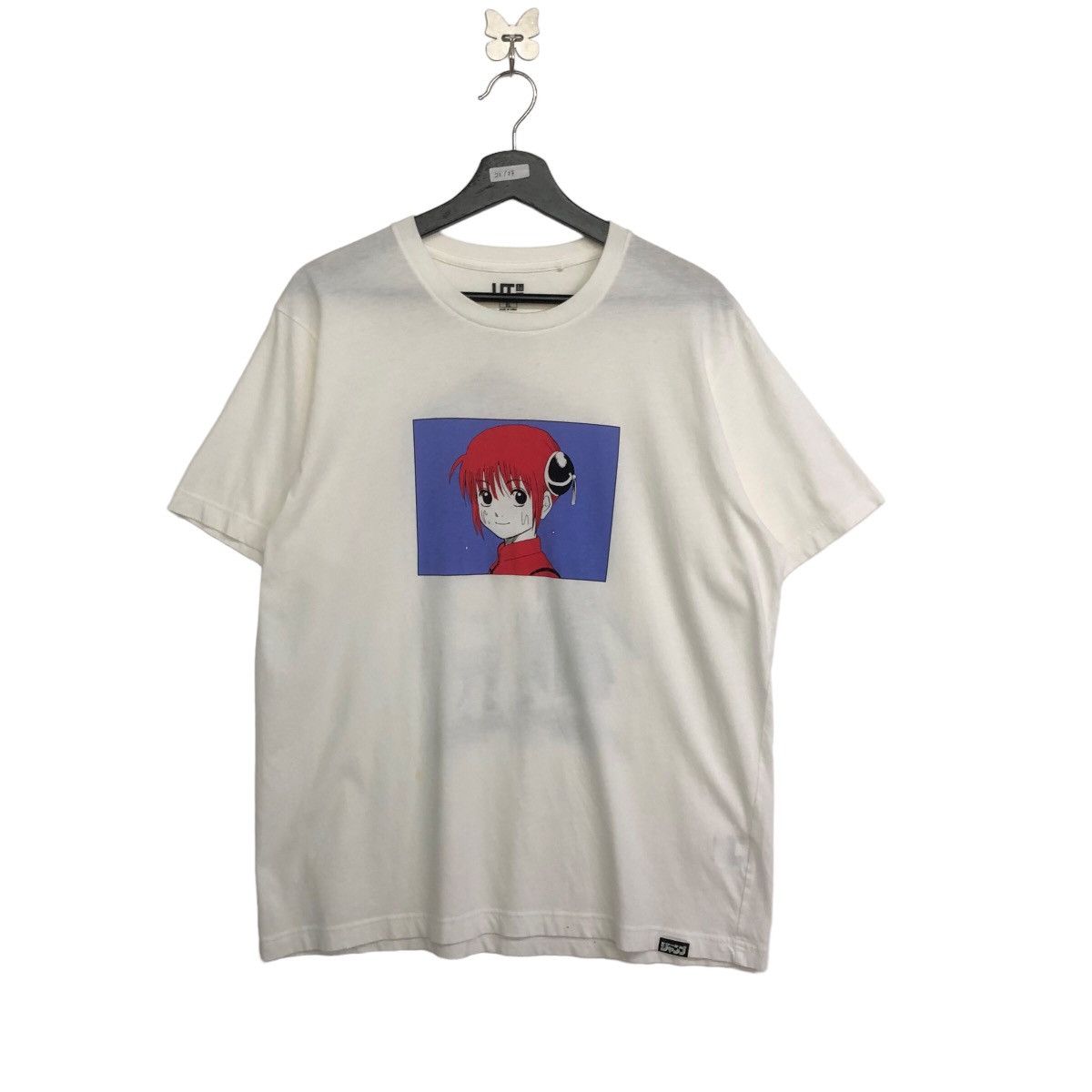 image of Anima Gintama Japanese Anime Tee in White, Men's (Size XL)