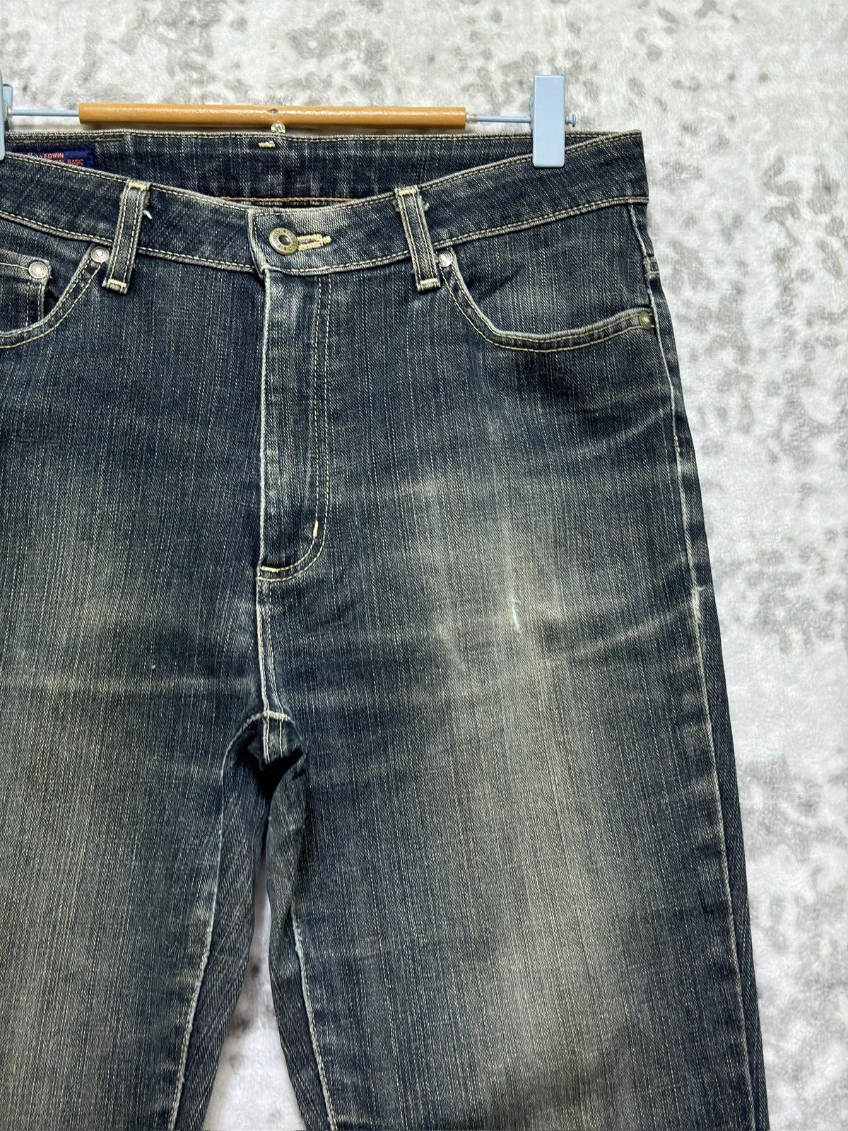 Edwin Vintage Miss Edwin Flex Flared Streetwear Archive Jeans Size US 31 - 5 Thumbnail