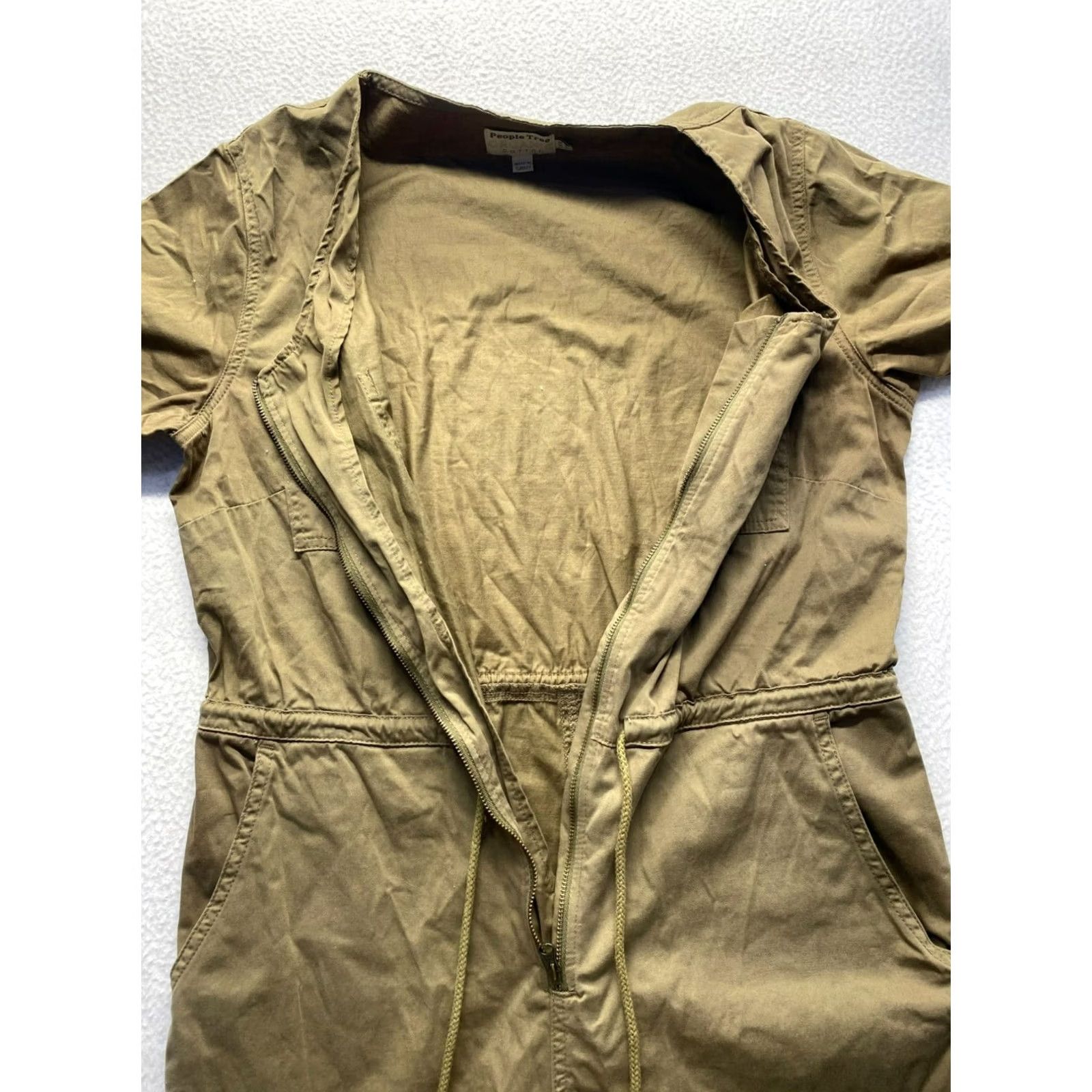 Vintage People Tree Organic Cotton Jumpsuit Womens 10 Size 32" / US 10 / IT 46 - 3 Thumbnail