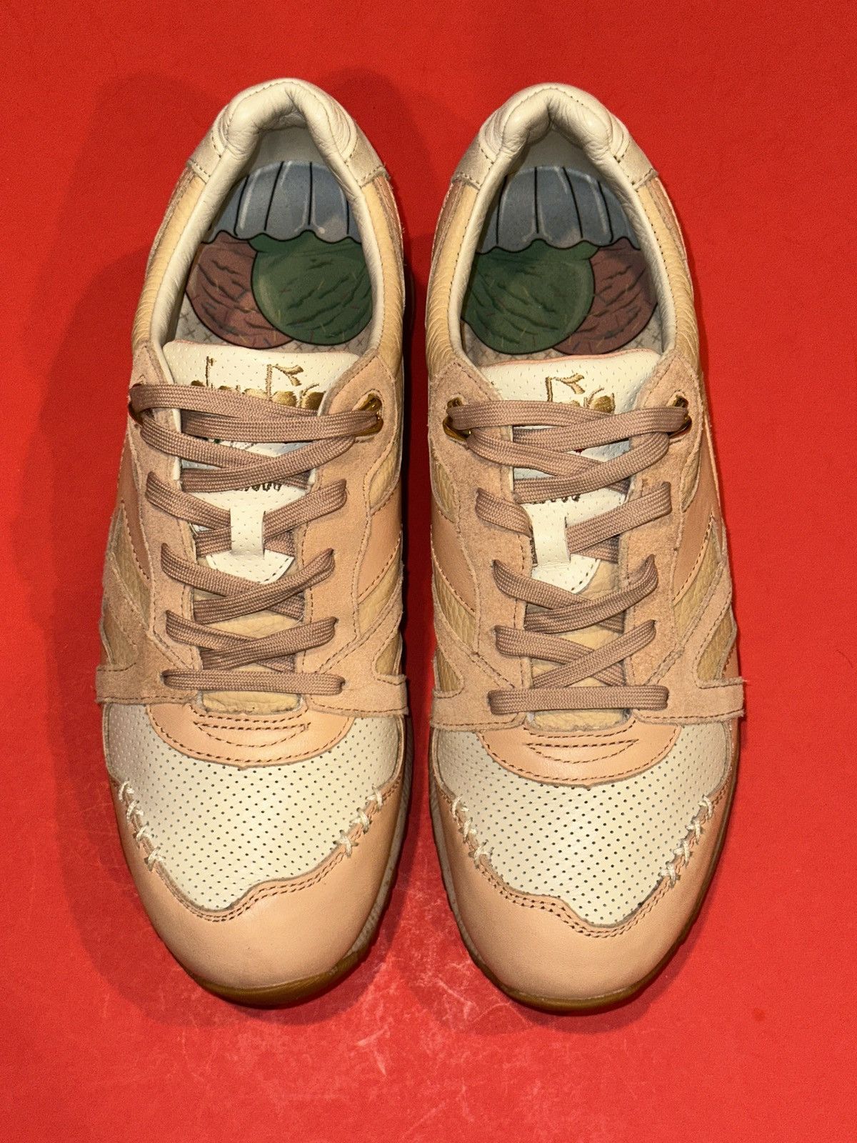 Diadora Diadora x Feature N 9000 Ice Cream Sneakers Italy Made Peach Size US 9 / EU 42 - 12 Thumbnail