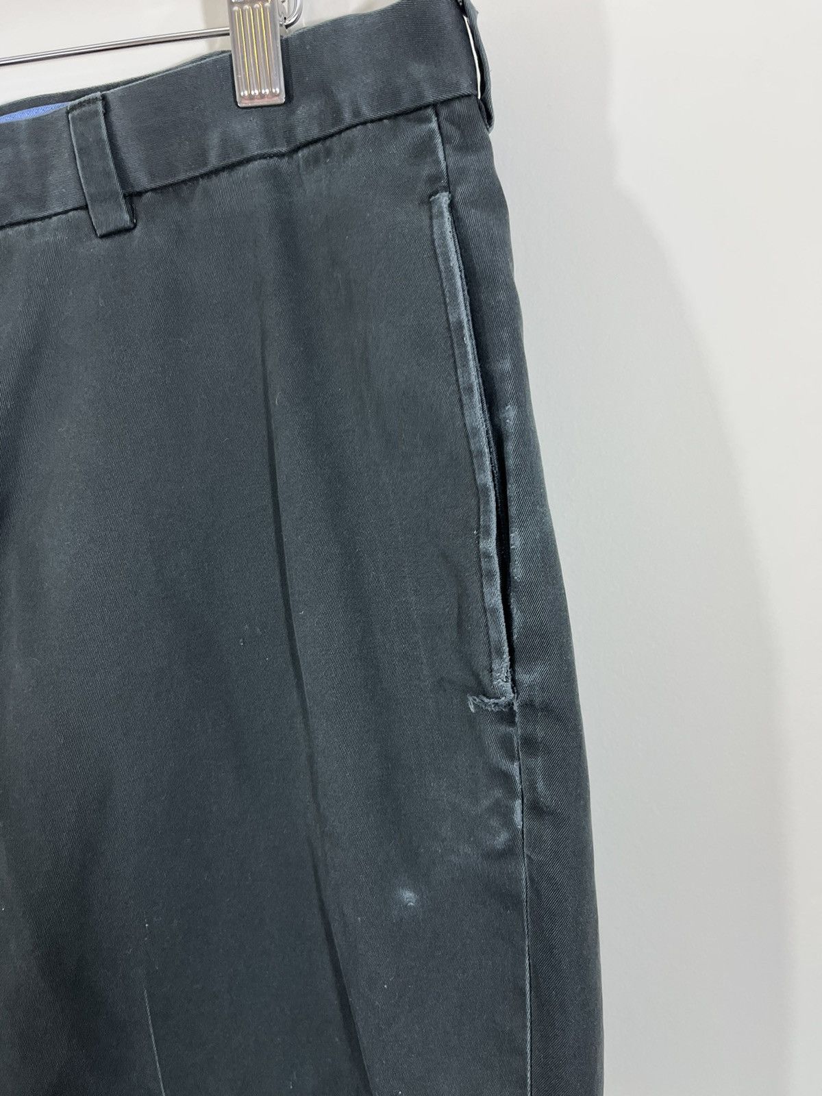 Vintage Thrashed Faded Blank Raw Hem Basic Pants Size US 36 / EU 52 - 4 Thumbnail