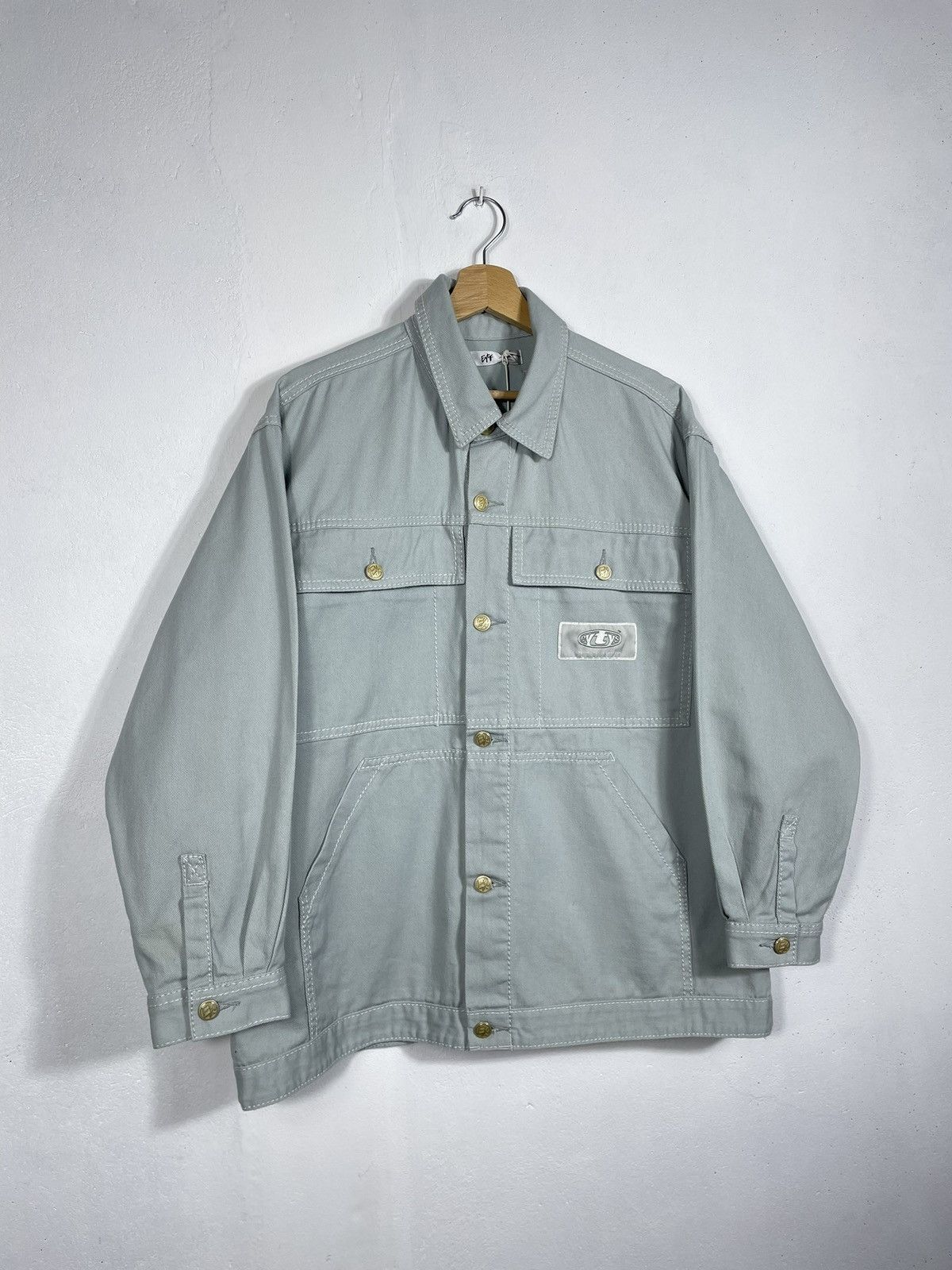 Eytys Eytys Denim Bomber Jacket Luxury Premium Skate Avant Garde Size US M / EU 48-50 / 2 - 5 Thumbnail