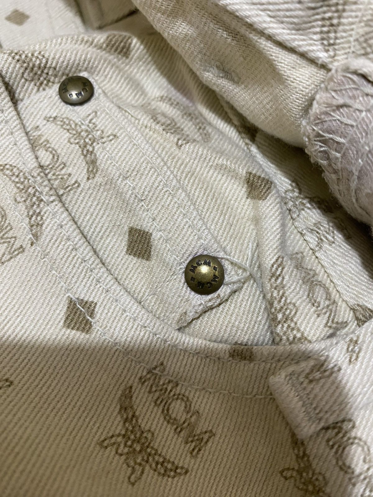 MCM MCM Monogram Jeans Denim Size 29" - 8 Thumbnail