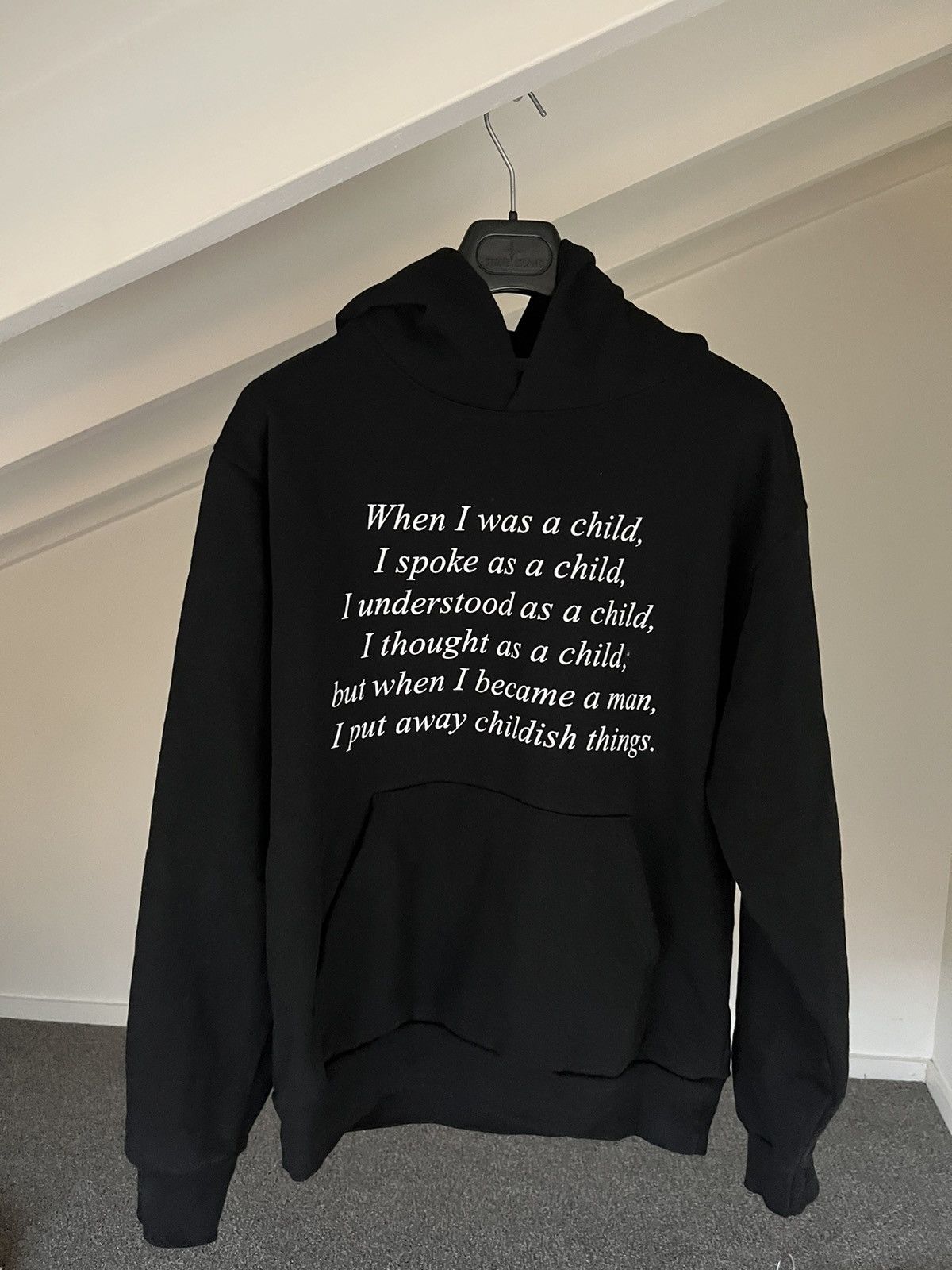 Praying Praying Corinthians Hoodie Black M | Grailed