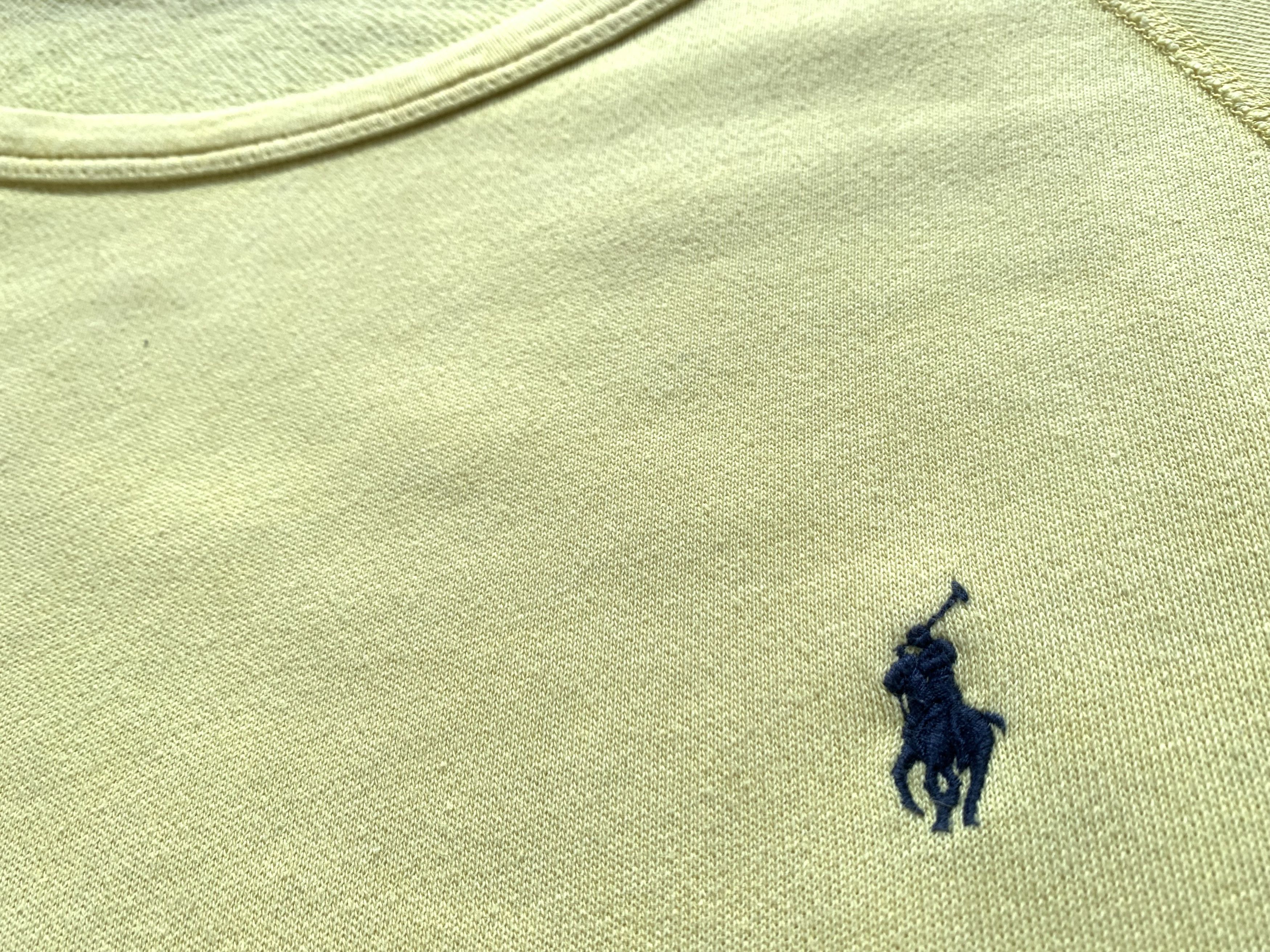 Polo Ralph Lauren Polo Ralph Lauren Yellow Cotton Sweatshirt Size US XL / EU 56 / 4 - 5 Thumbnail