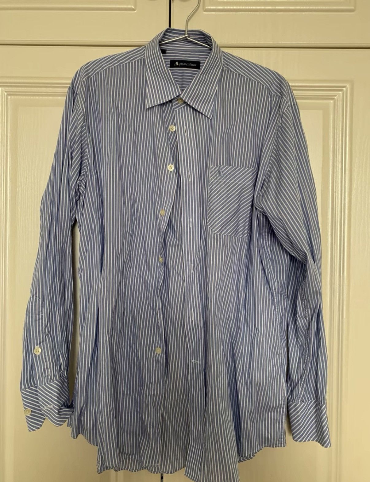 Aquascutum Aquascutum men's long-sleeve shirt K16 Size US XL / EU 56 / 4 - 1 Thumbnail