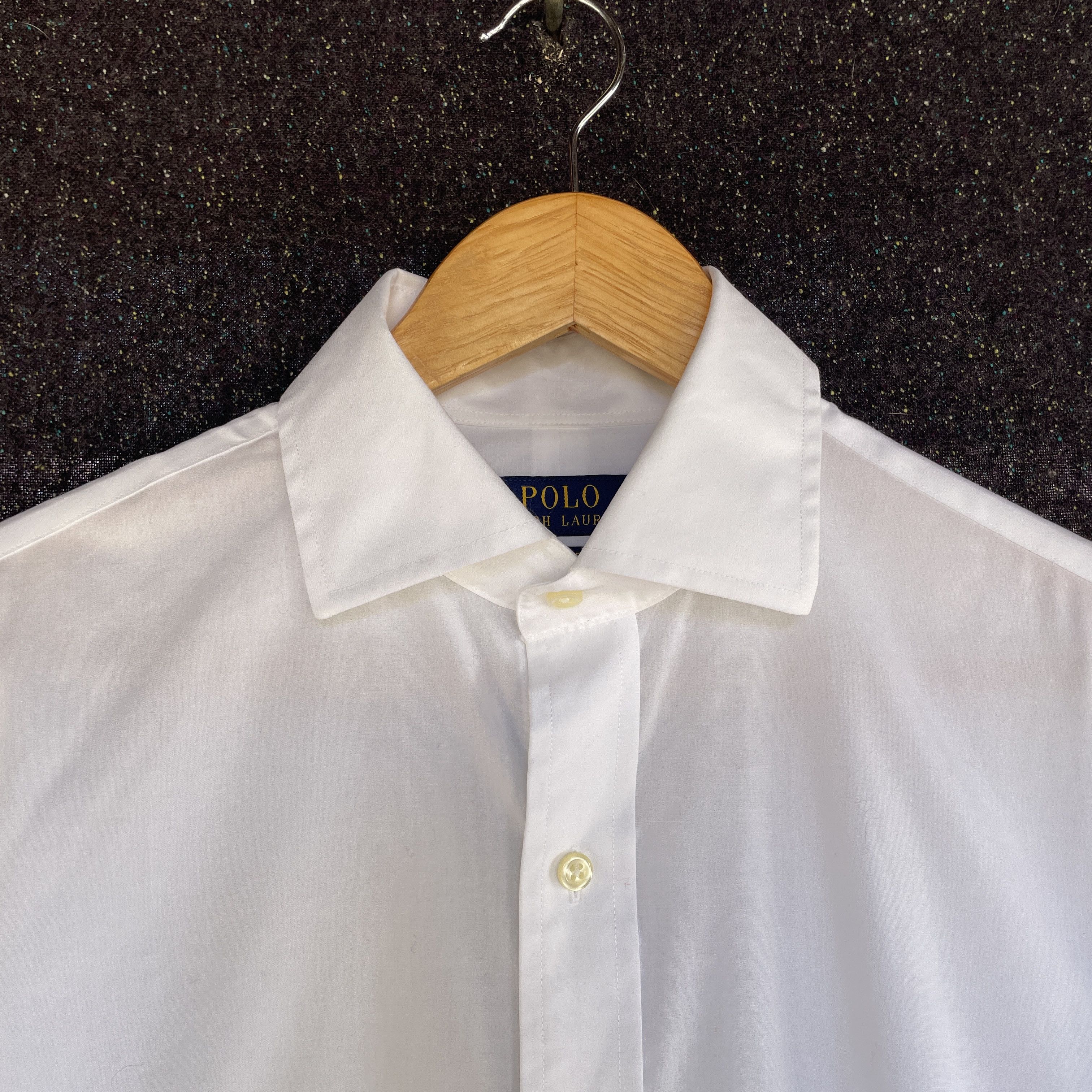 Polo Ralph Lauren Polo Ralph Lauren Poplin Easy Care Cufflinks Dress Shirt Size 38R - 4 Thumbnail