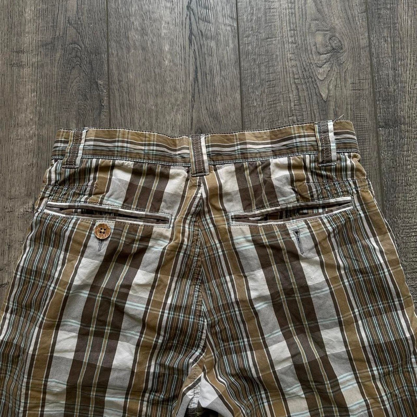 Old Navy × Vintage Vintage Y2K 00s Old Navy Basic Preppy Plaid Skater Shorts Size US 28 / EU 44 - 5 Thumbnail