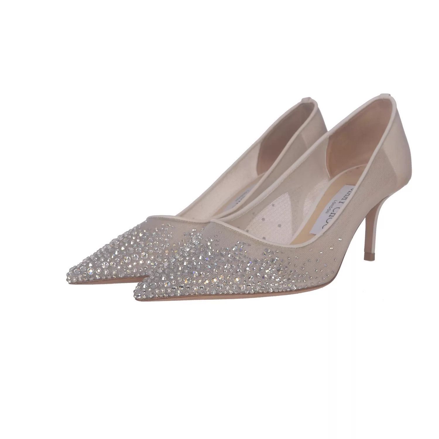 Jimmy Choo Jimmy Choo crystal tulle heels 36 Size US 5.5 / IT 35.5 - 1 Thumbnail