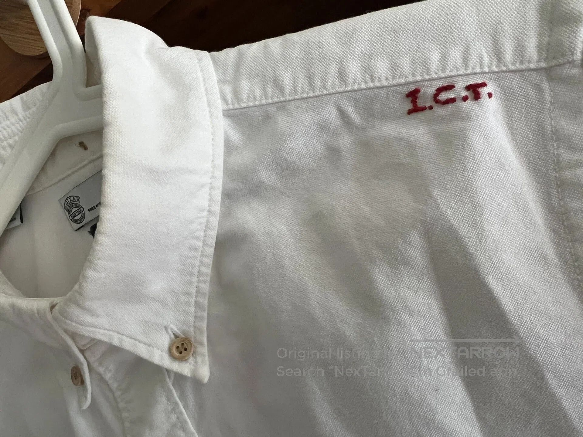 Visvim limited edition white shirt with embroidery. Size US M / EU 48-50 / 2 - 5 Thumbnail