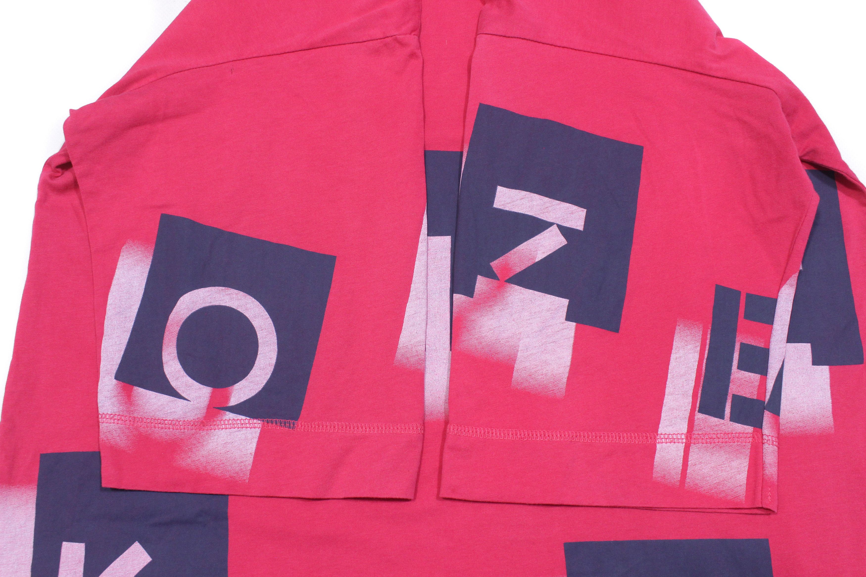 Kenzo Big Logo Pink T-Shirt Size US M / EU 48-50 / 2 - 6 Thumbnail