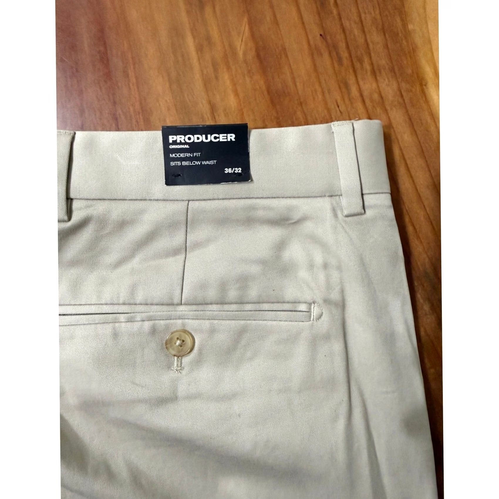 Express Express Men Chino pants 36 x 32 Cotton Straight Flat Front NEW Size US 36 / EU 52 - 7 Thumbnail