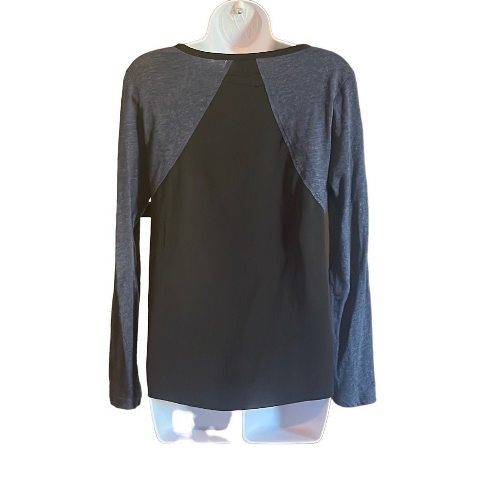 Converse Converse One Star Black Blue Colorblock Long Sleeve Top Smal Size S / US 4 / IT 40 - 2 Thumbnail