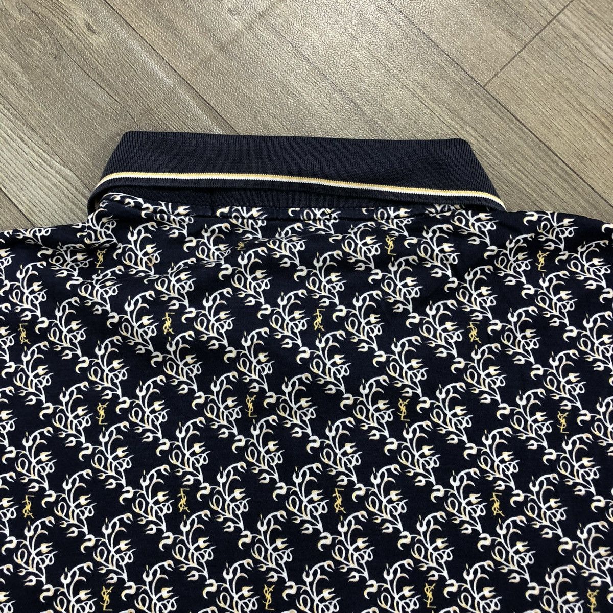 Yves Saint Laurent 1990s Yves Saint Laurent Pure Homme YSL Luxury Polo Shirt Size US M / EU 48-50 / 2 - 11 Thumbnail