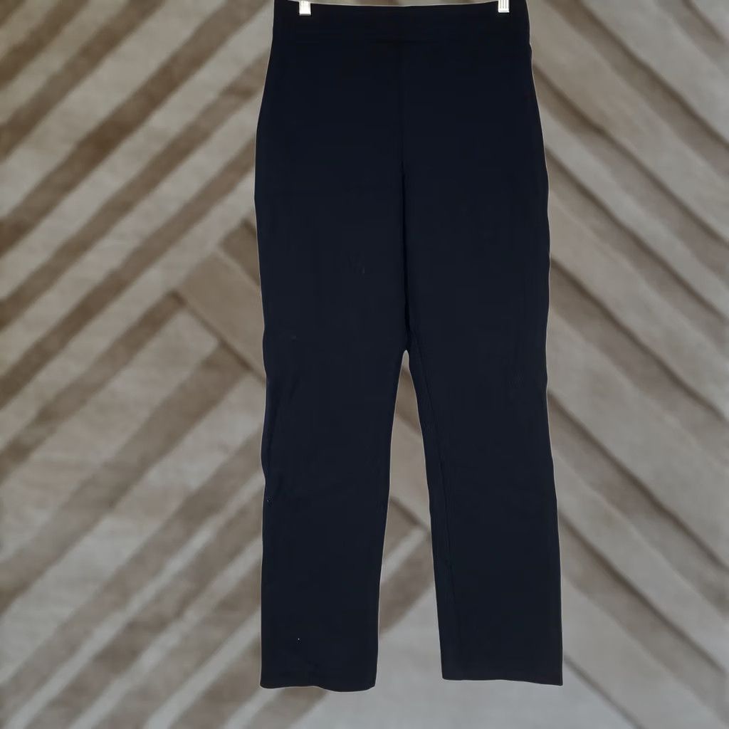 Spanx VINTAGE Spanx The Perfect Pant Slim Straight Navy Blue High Rise Medium Tall Long M/M Size 32" / US 10 / IT 46 - 1 Thumbnail