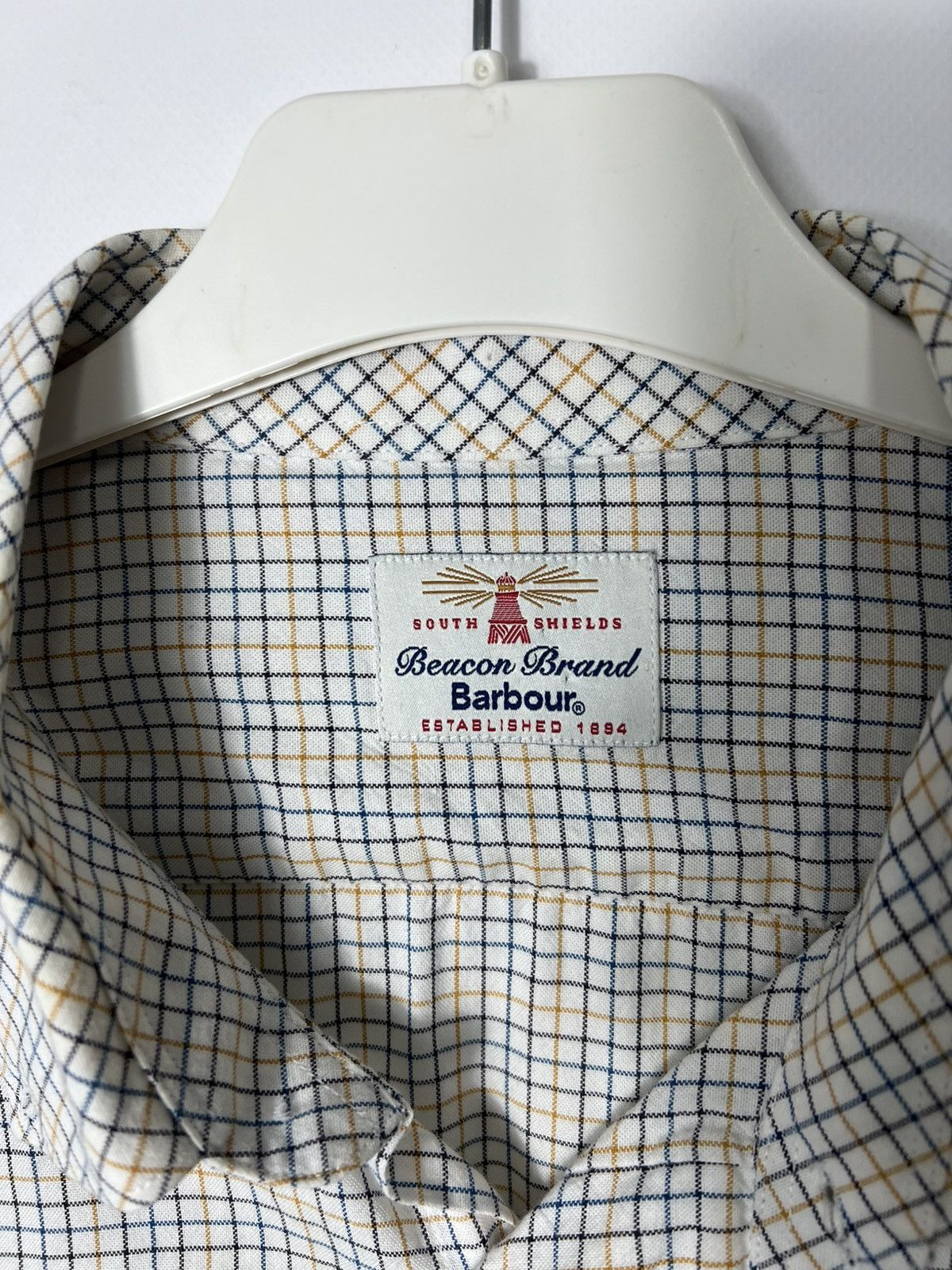 Barbour Vintage streetwear designer Barbour Plaid Button Up Shirt Size US XL / EU 56 / 4 - 4 Thumbnail