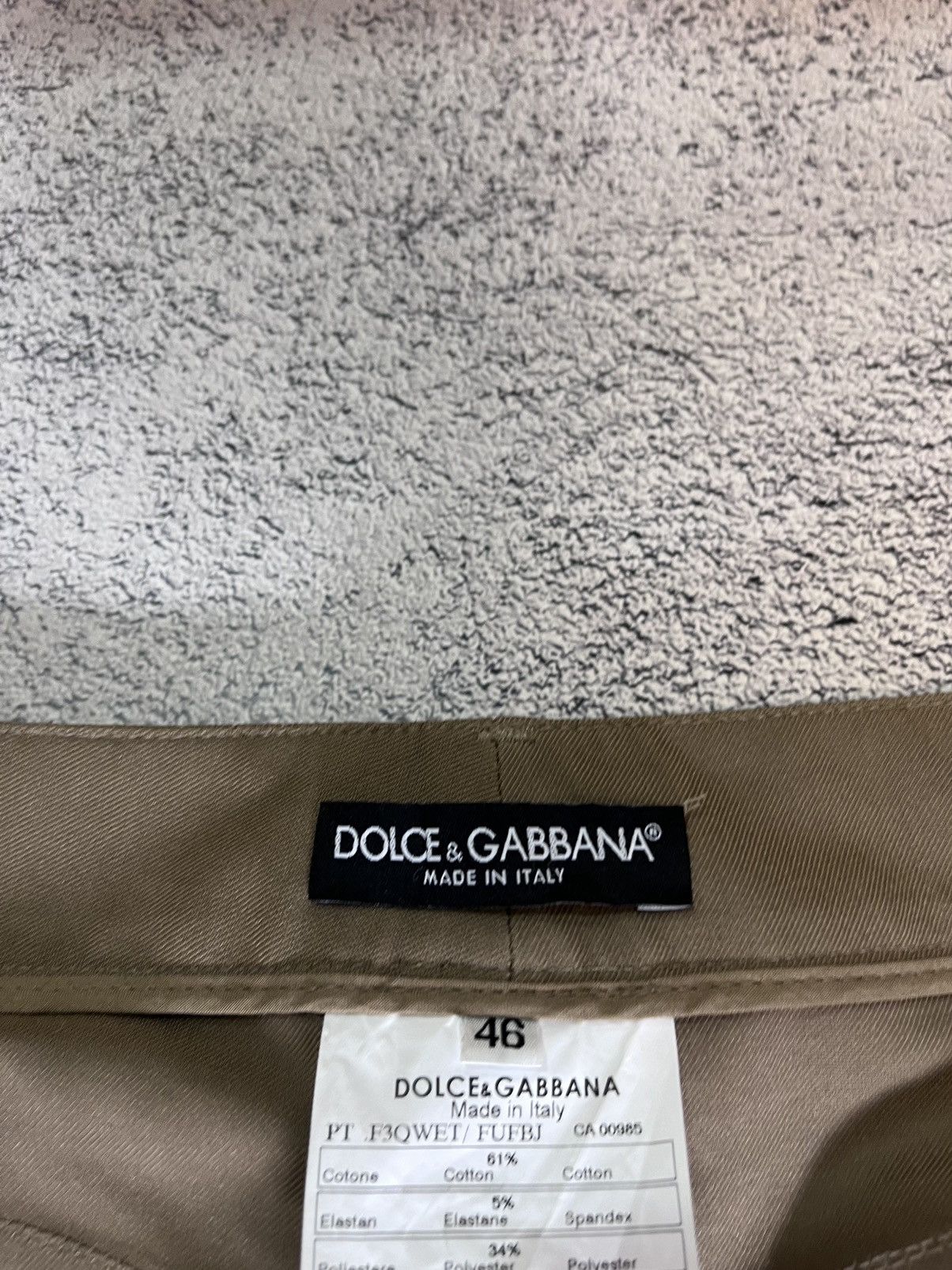 Dolce & Gabbana Dolce & Gabbana Women’s Brown Pants Logo Patch Made in Italy Size 32" / US 10 / IT 46 - 11 Thumbnail